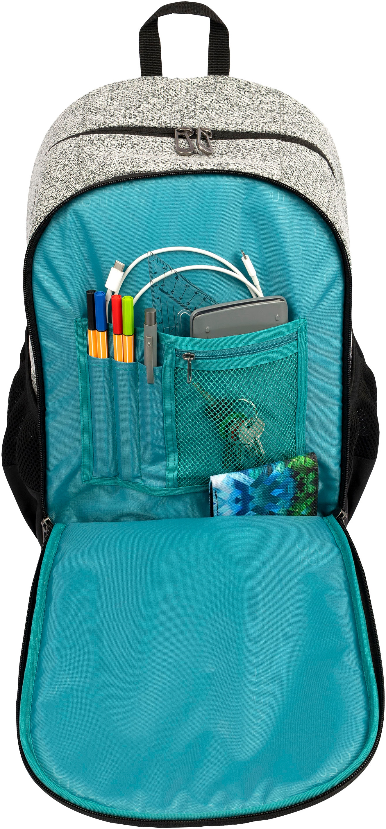 neoxx Schulrucksack »Flow, Wool the World«, teilweise aus recyceltem Material