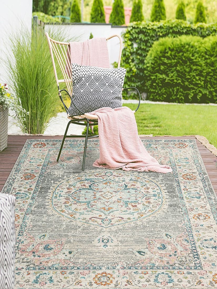 the carpet Teppich »Palma Orient«, rechteckig, 4 mm Höhe, Outdoor moderner robuster In und Outdoor Teppich