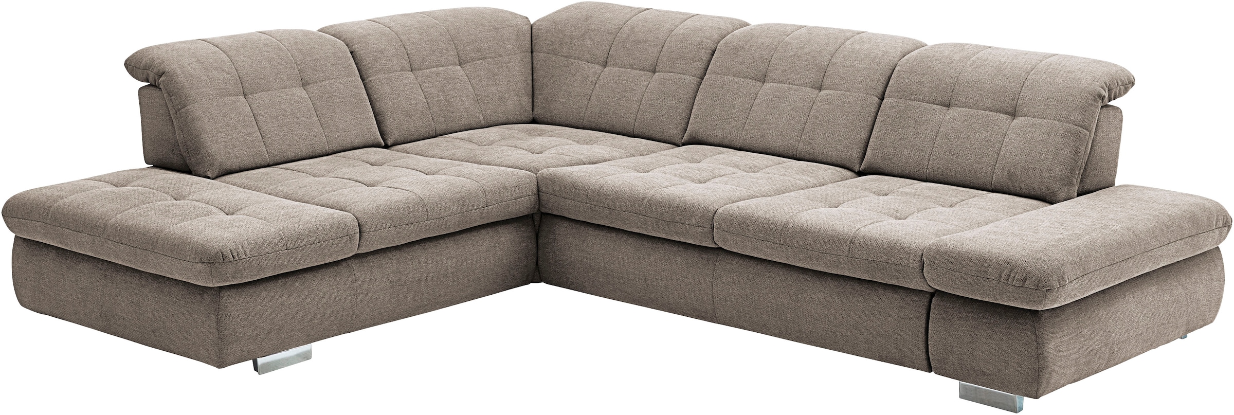 Die PlanBar Ecksofa »MP-IN17004 L-Form, Breite 323 cm, mit Federkern-Polsterung« inkl. Sitztiefenverstellung, wahlweise weitere Funktionen