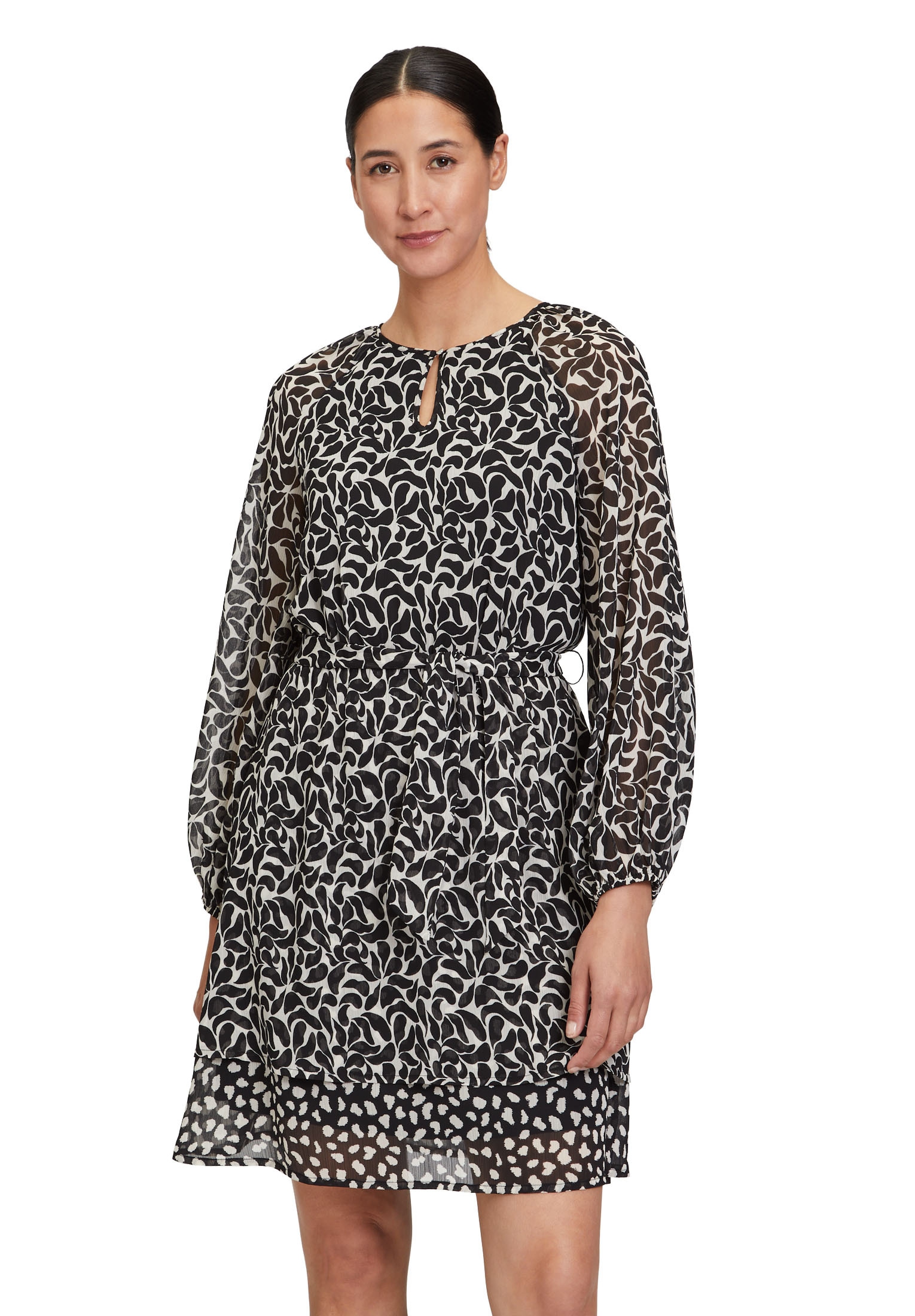 Cartoon Chiffonkleid »Chiffonkleid mit Muster«