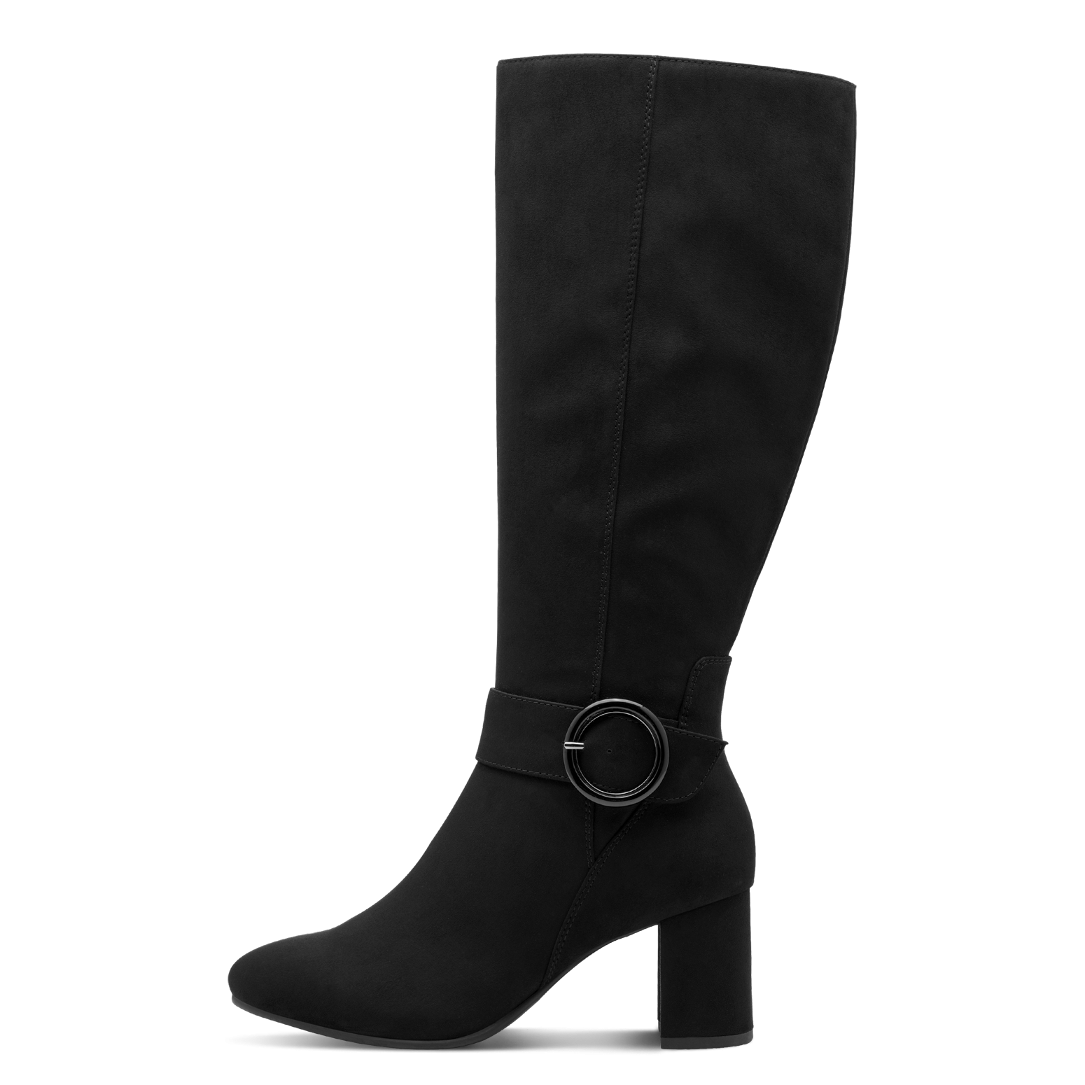 MARCO TOZZI Stiefel  , Blockabsatz, Businessstiefel, Langschaftstiefel mit Zierschnalle