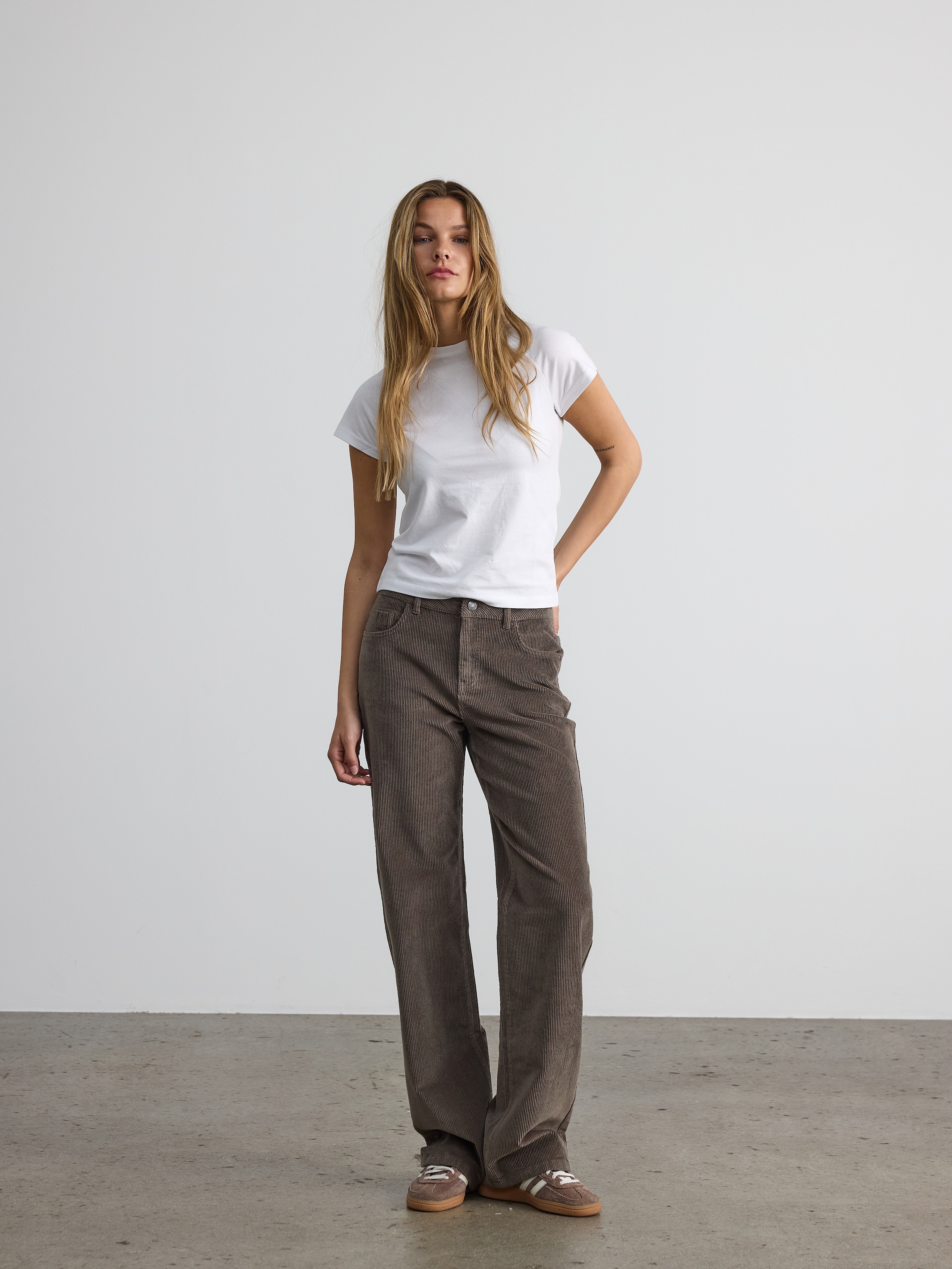 Noisy may Cordhose »NMYOLANDA NW WIDE LEG CORDUROY NOOS«