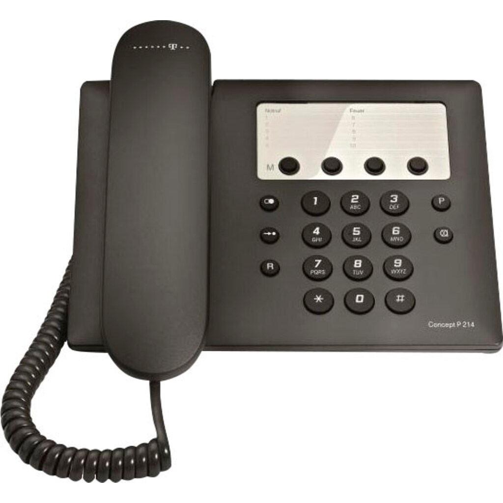 Telekom Kabelgebundenes Telefon »Concept P 214«