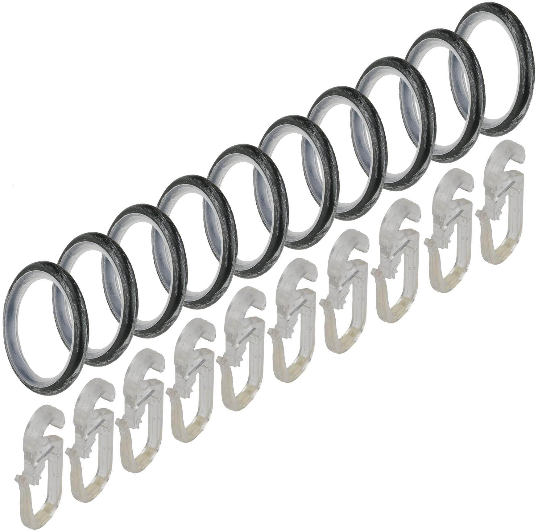 Liedeco Gardinenstange »Esp Zweig«, 2 läufig-läufig, Fixmaß, 2-läufig im Fixmaß Ø 16 mm