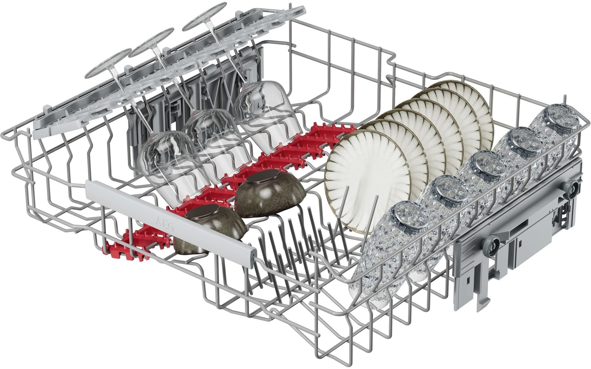 AEG vollintegrierbarer Geschirrspüler 6000 »GI620B2SC« Spülmaschine – starke Sprühabdeckung, viel Platz & sauber