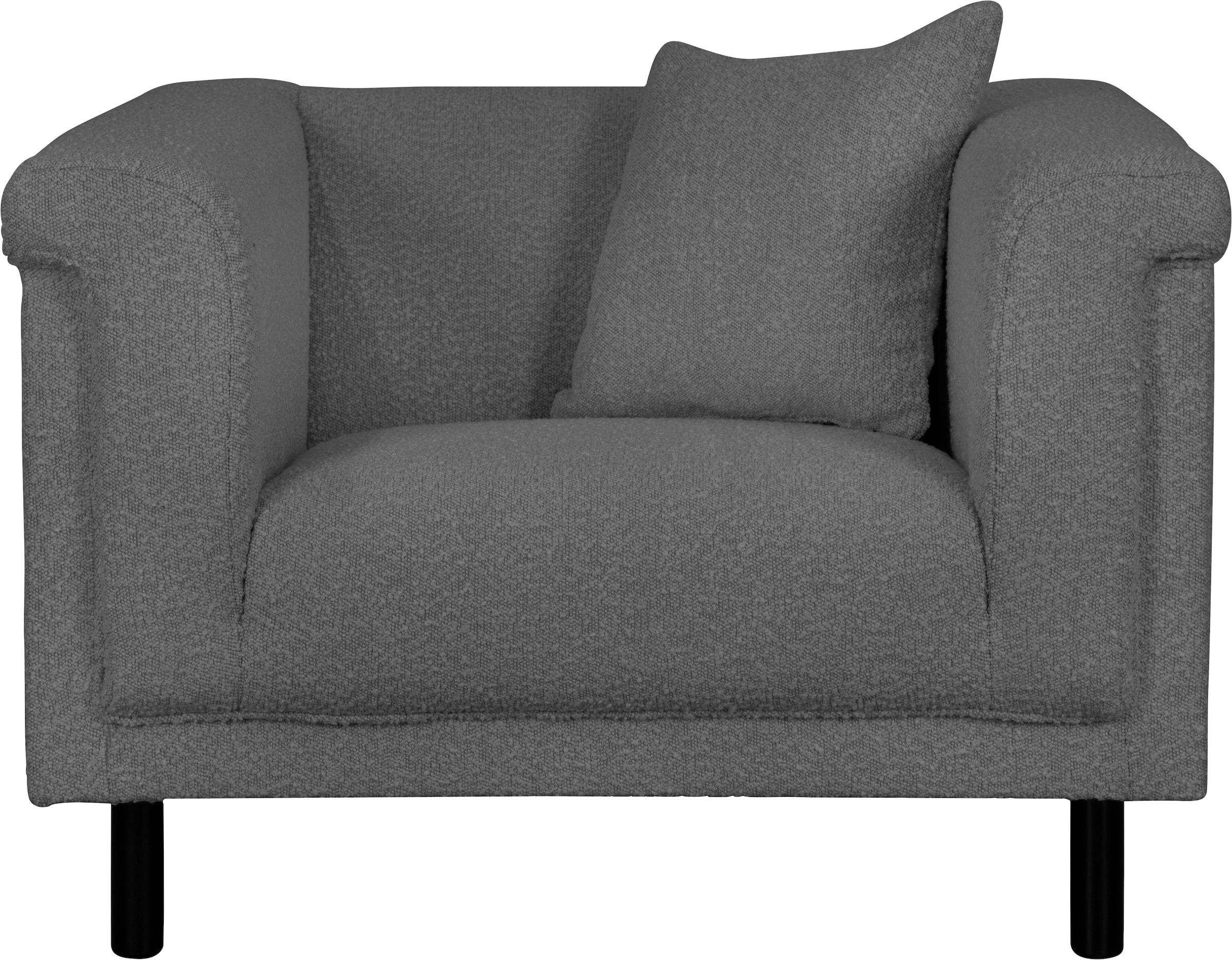 INOSIGN Sessel »AGNIA  B/T/H: 100/85/71 cm«, incl. Zierkissen, auch in Cord und Bouclé