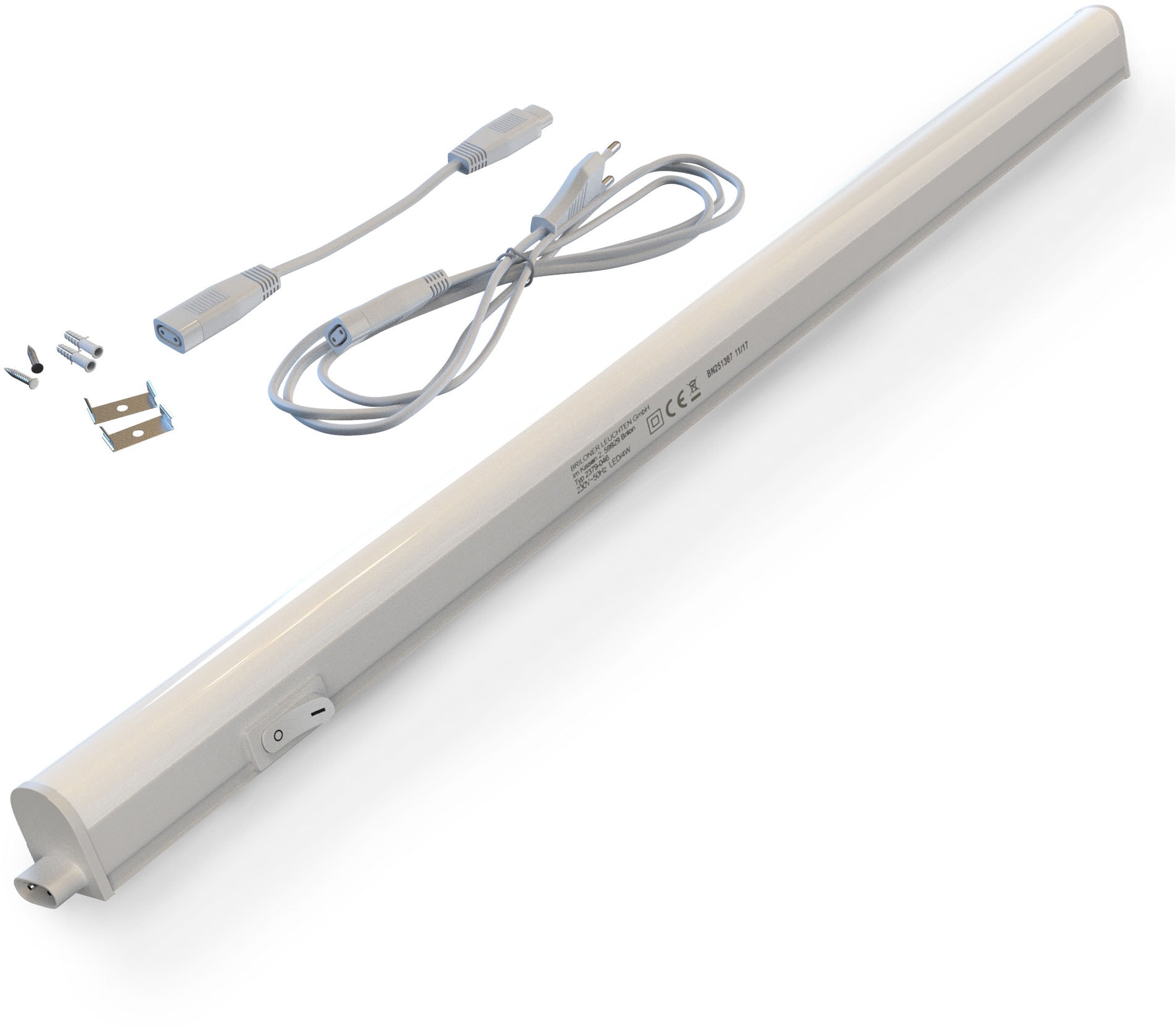 Briloner Leuchten LED Unterbauleuchte »2er Set LED Unterbauleuchte Küche, weiß« 2er Set LED Unterbauleuchte Küche 58,5 cm erweiterbar