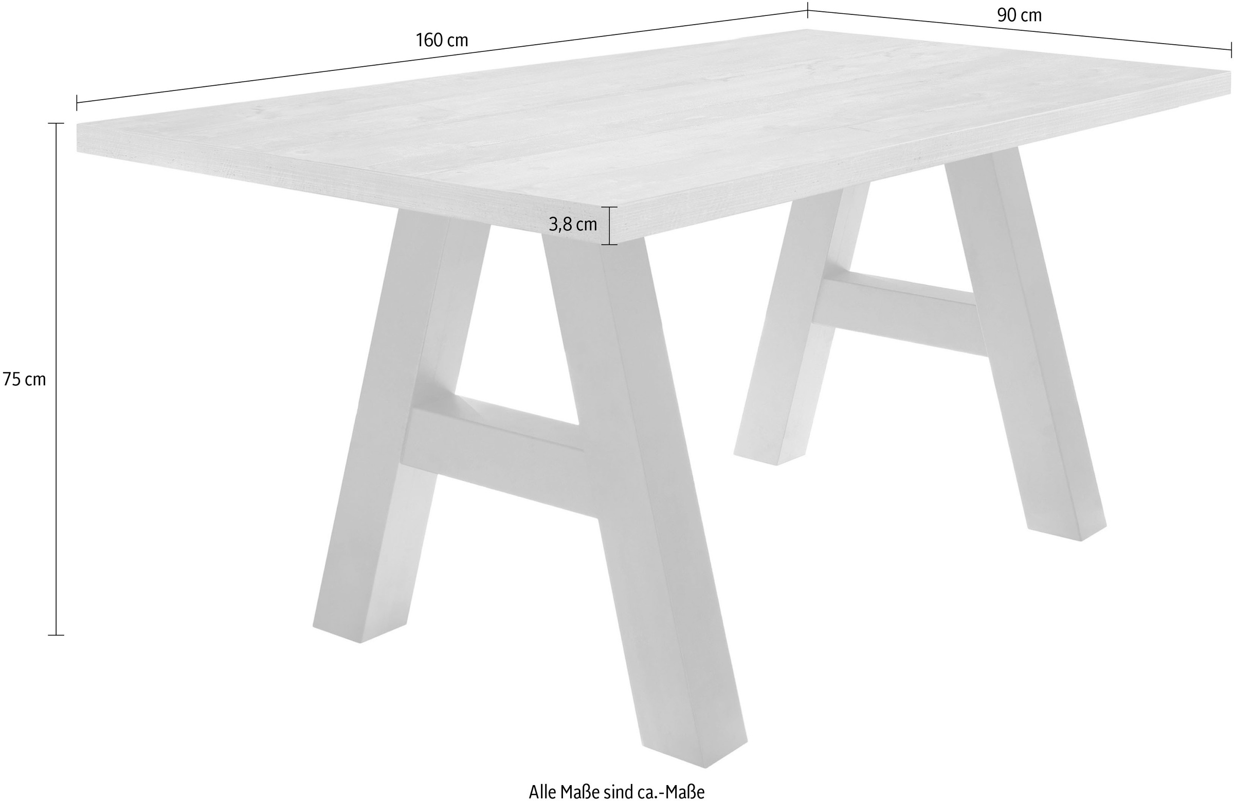 Mäusbacher Esstisch »Mister TOPSELLER!« OTTOs Choice,  Gestell in A-Form