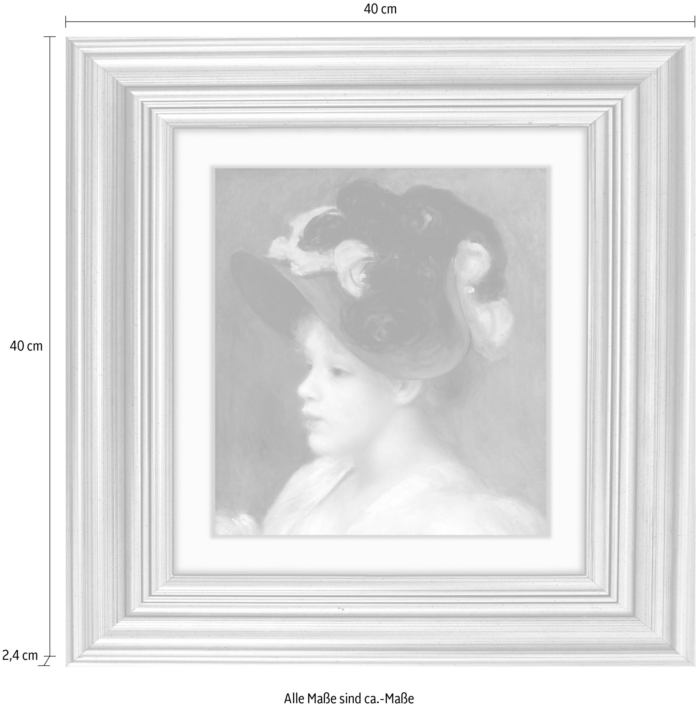 queence Acrylglasbild »Frau«, Kunst-Gemälde-Frau-Bilder von Frauen-Historische Persönlichkeiten, Fine Art-Print in Galeriequalität