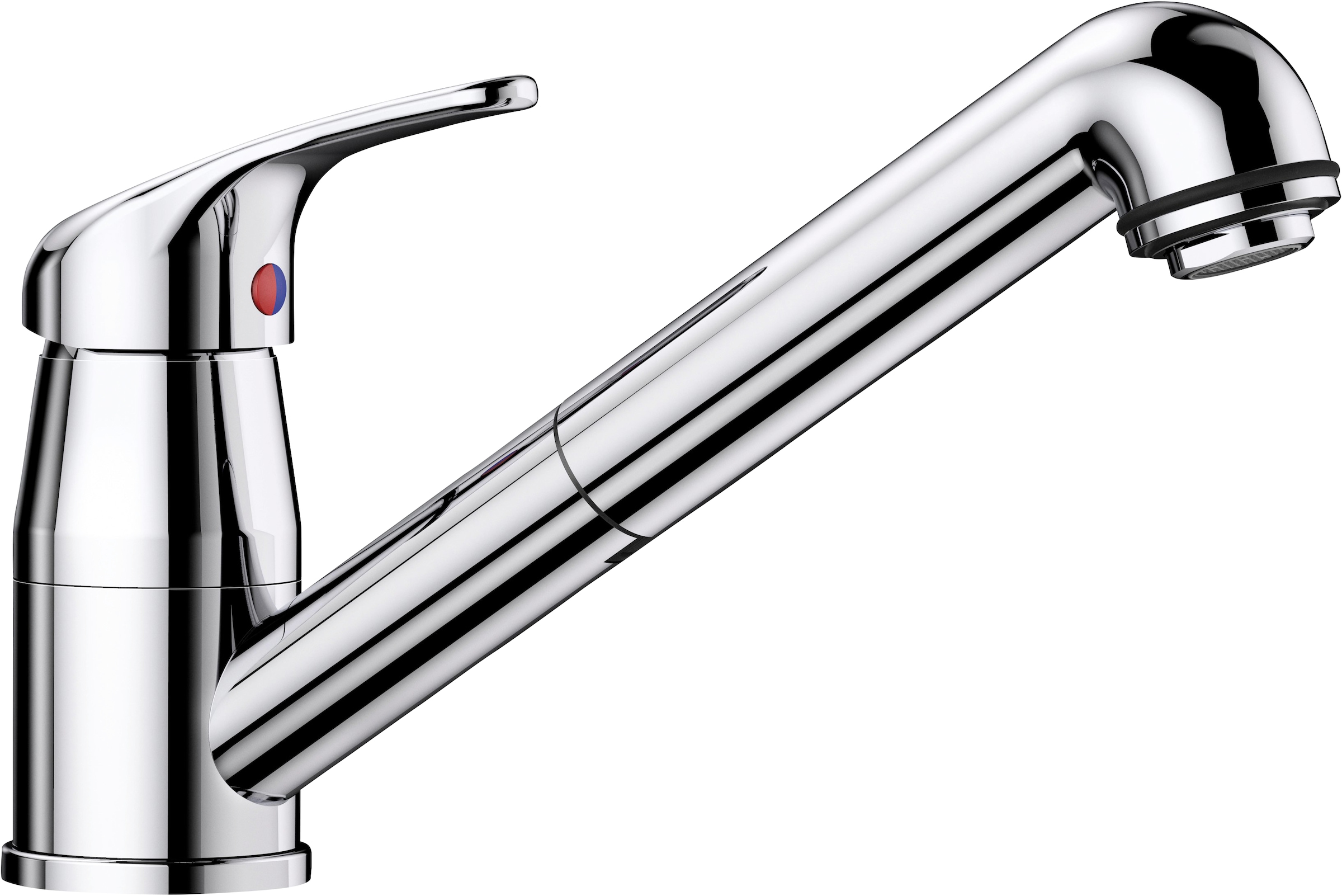 Blanco - Daras s - Mitigeur d'évier avec douchette extractible, chrome 517731
