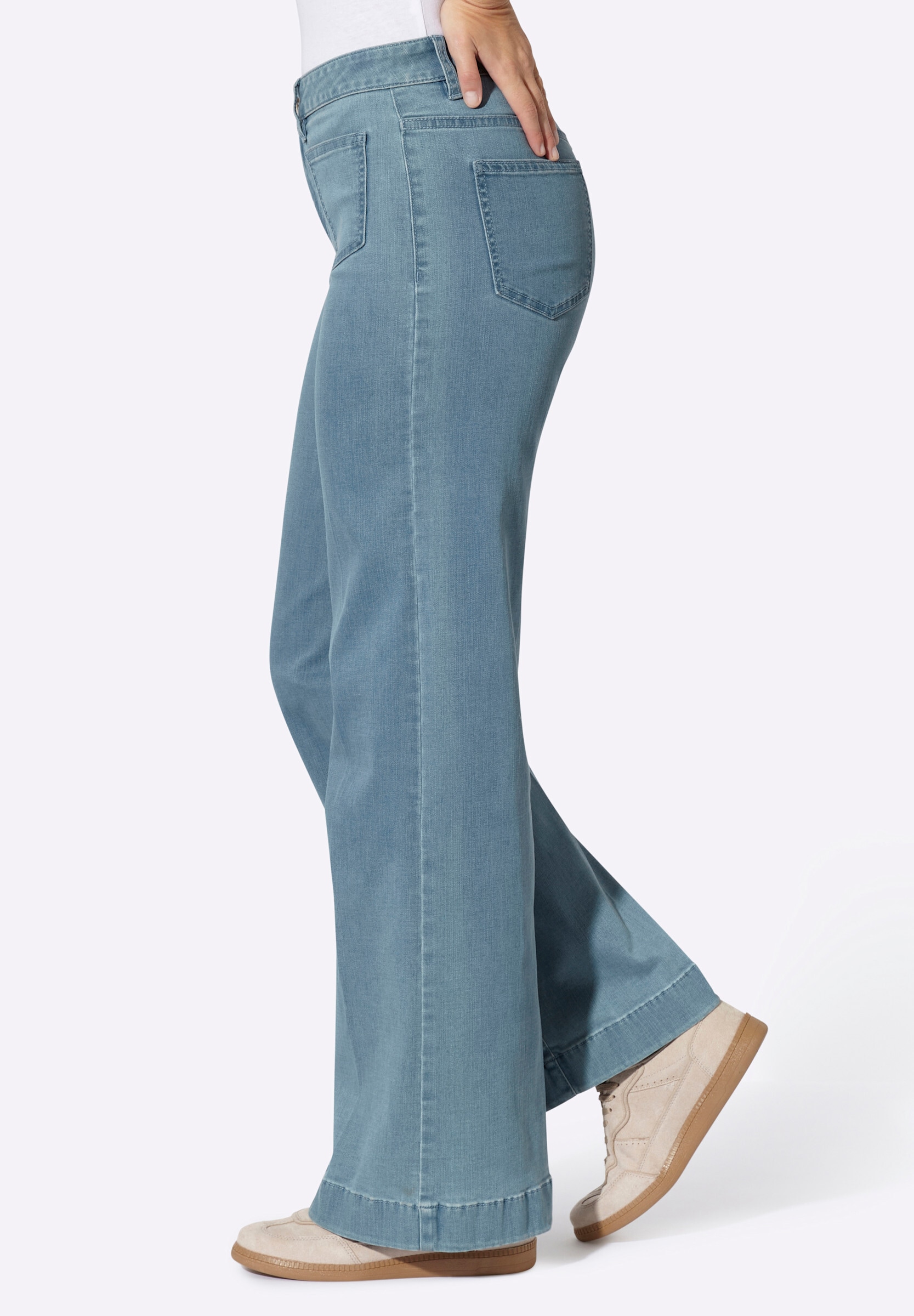heine Bootcut-Jeans »Jeans Jeans mit Bügelfalten«