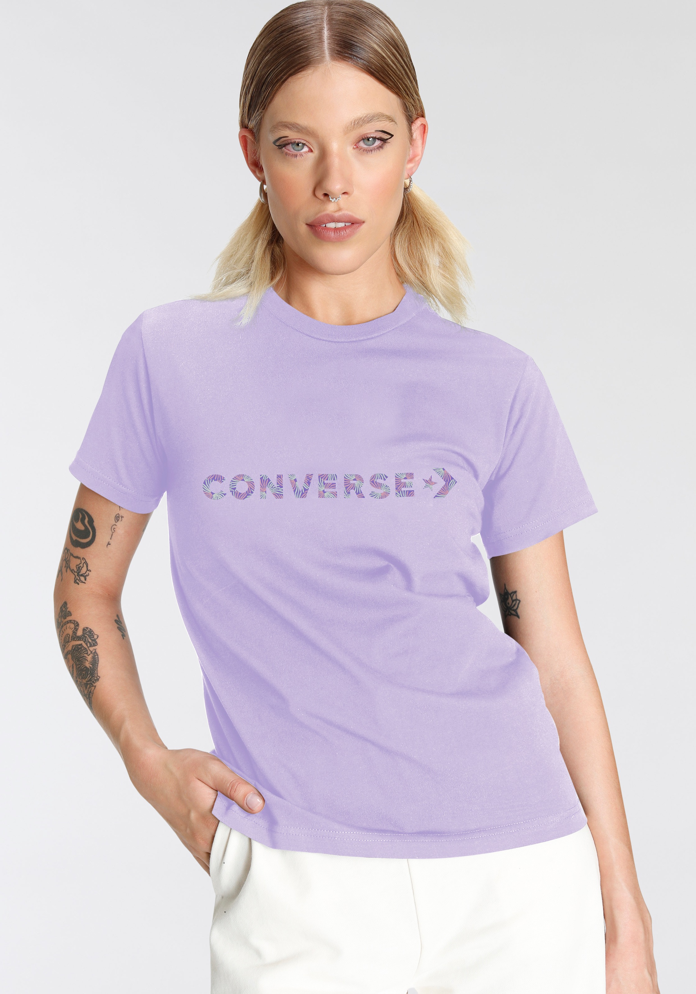 Converse T-Shirt »WOMEN'S CONVERSE WORDMARK SHORT SLE«, (1 tlg.) kaufen