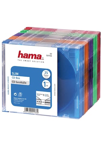 Hama CD-Leerhülle Slim, 25er-Pack, Farbig kaufen
