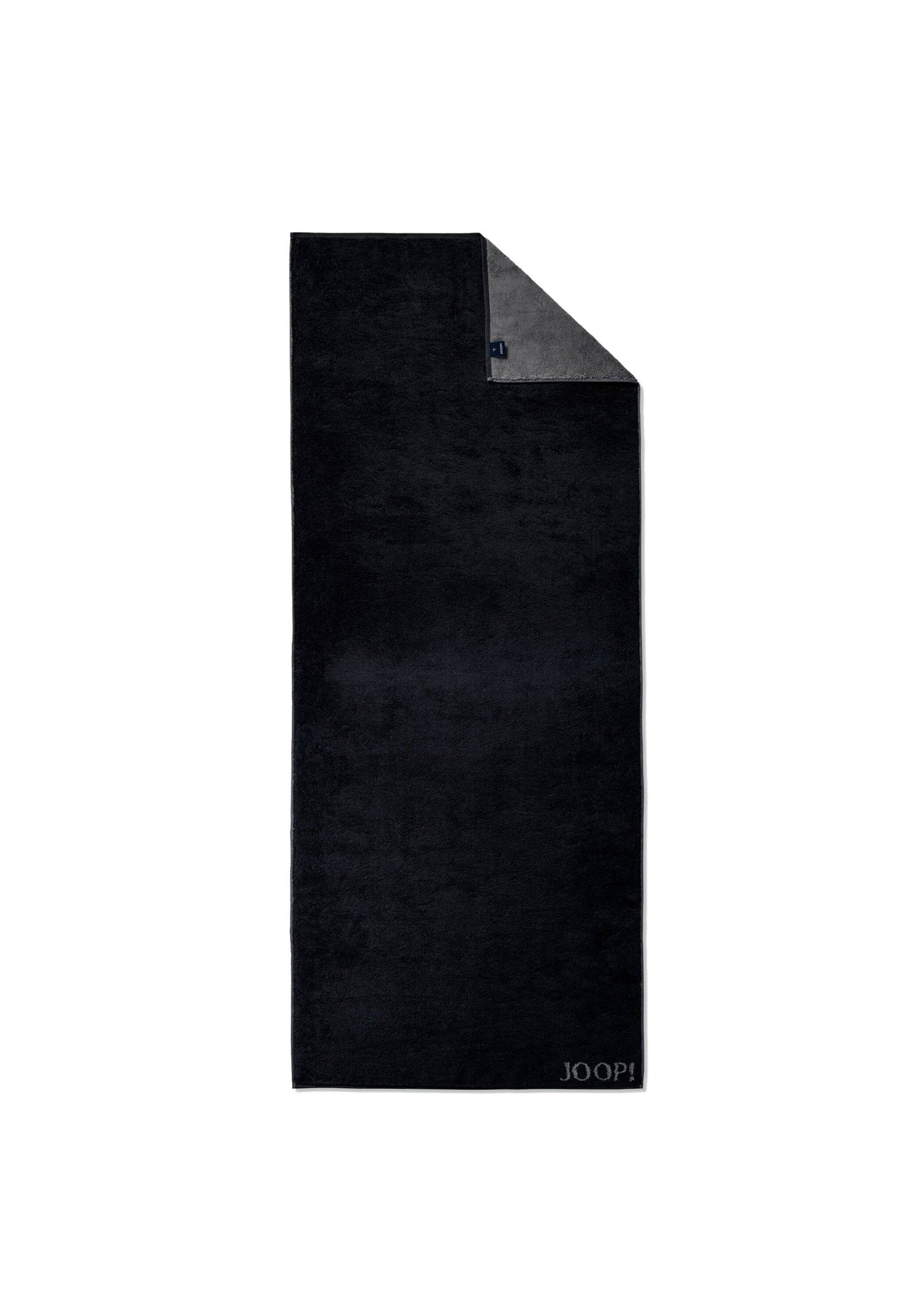 JOOP Serviette de sauna Doubleface 80x200cm Noir noir