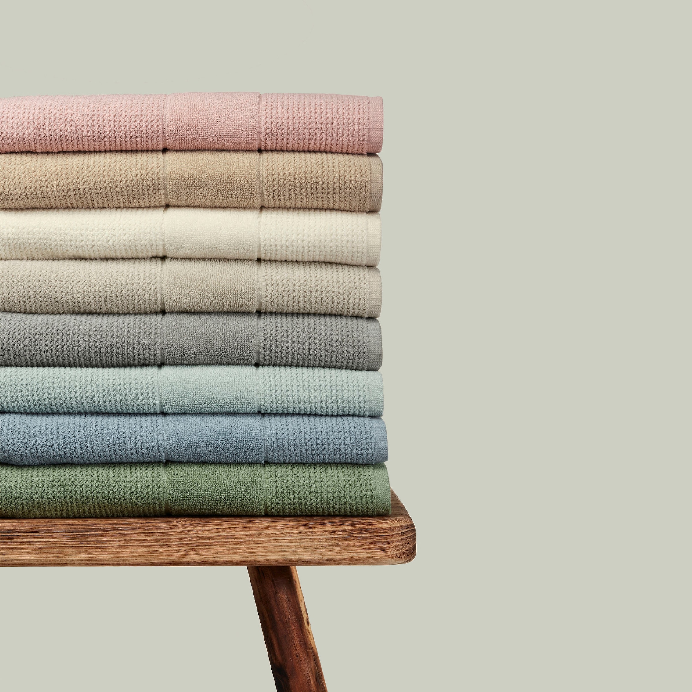 Schiesser Handtücher »Turin aus 100% Baumwolle in dezenter Reiskornoptik« MADE IN GREEN by OEKO-TEX®