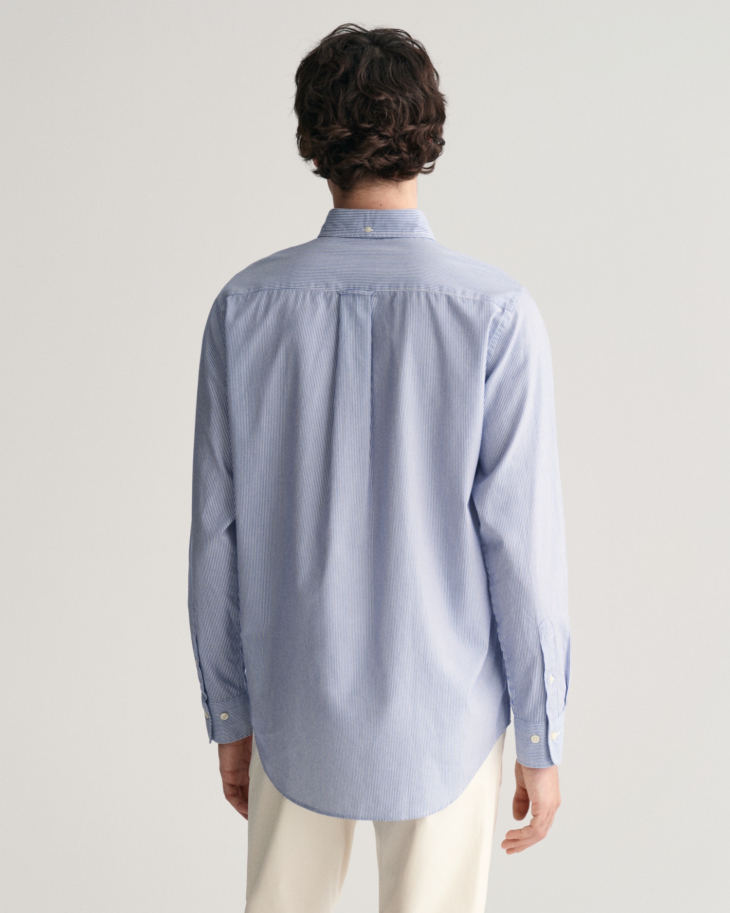 Gant Langarmhemd »REG POPLIN BANKER SHIRT« Banker Stripe Popeline, leichte Baumwolle