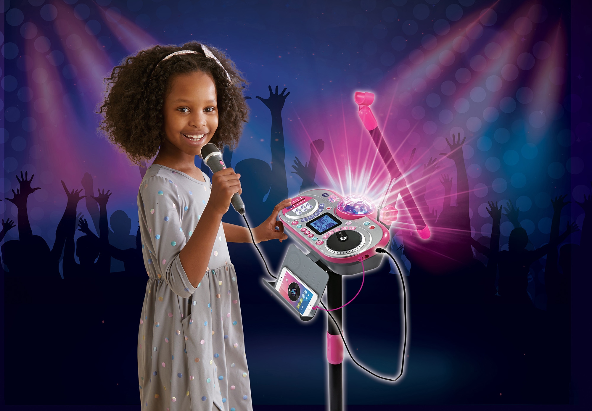 Vtech® Mikrofon »Kiditronics, Kidi Super Star DJ Studio, pink«