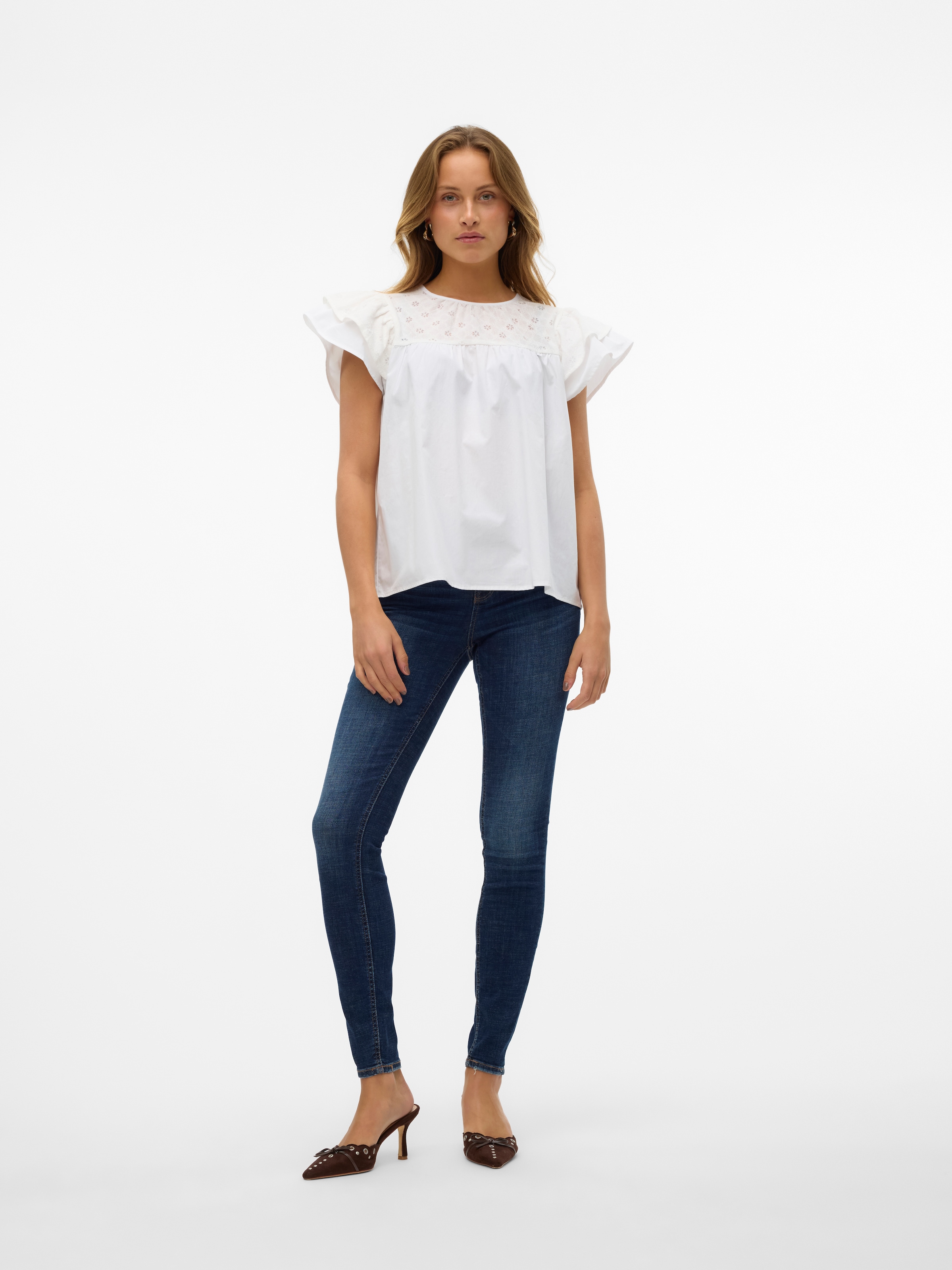 Vero Moda Skinny-fit-Jeans »VMFLASH MR SKINNY JEANS LI3303 GA NOOS«