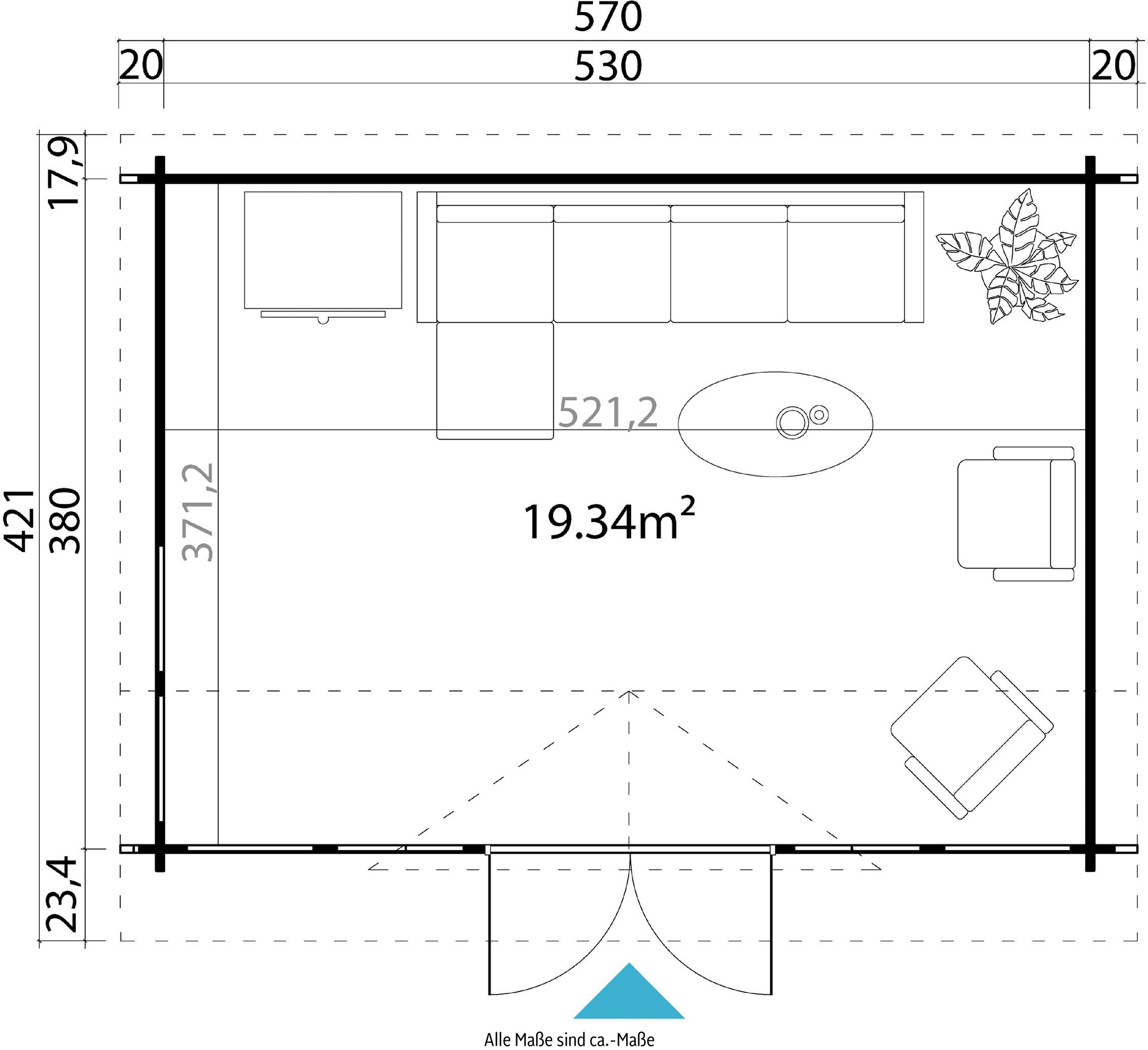 LASITA MAJA Gartenhaus »BALMORAL«