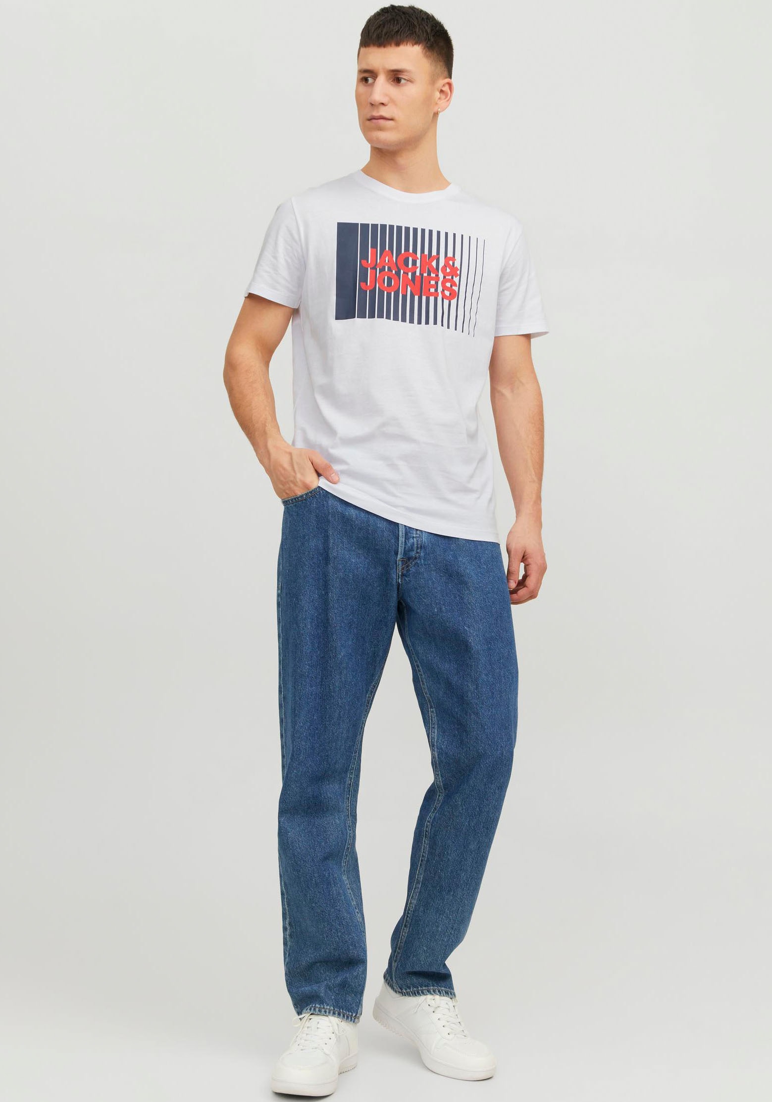 Jack & Jones Rundhalsshirt »JJECORP LOGO TEE PLAY SS O-NECK NOOS«