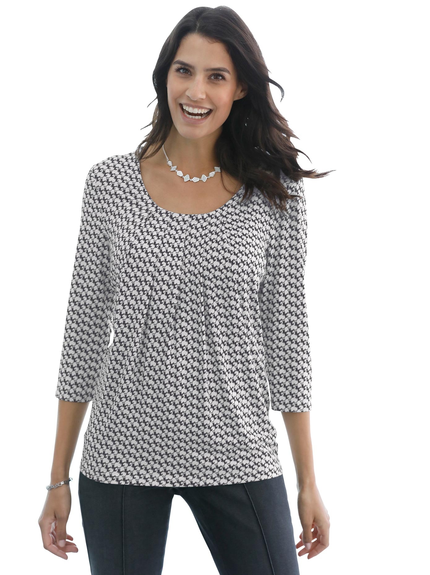 Inspirationen 3/4-Arm-Shirt »Shirt« (1 tlg.)