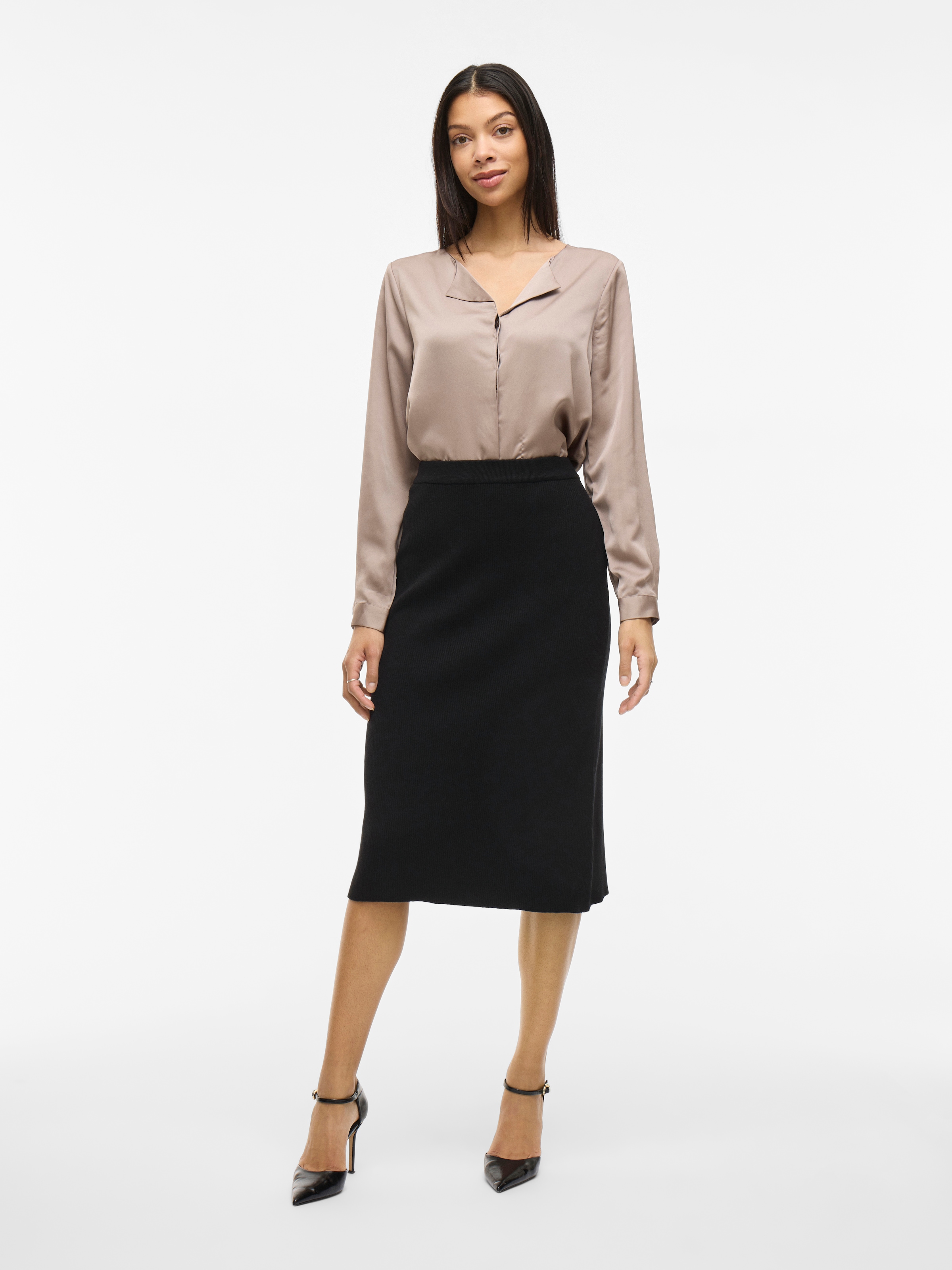 Vila Strickrock »VICOMFY A-LINE KNIT SKIRT- NOOS«