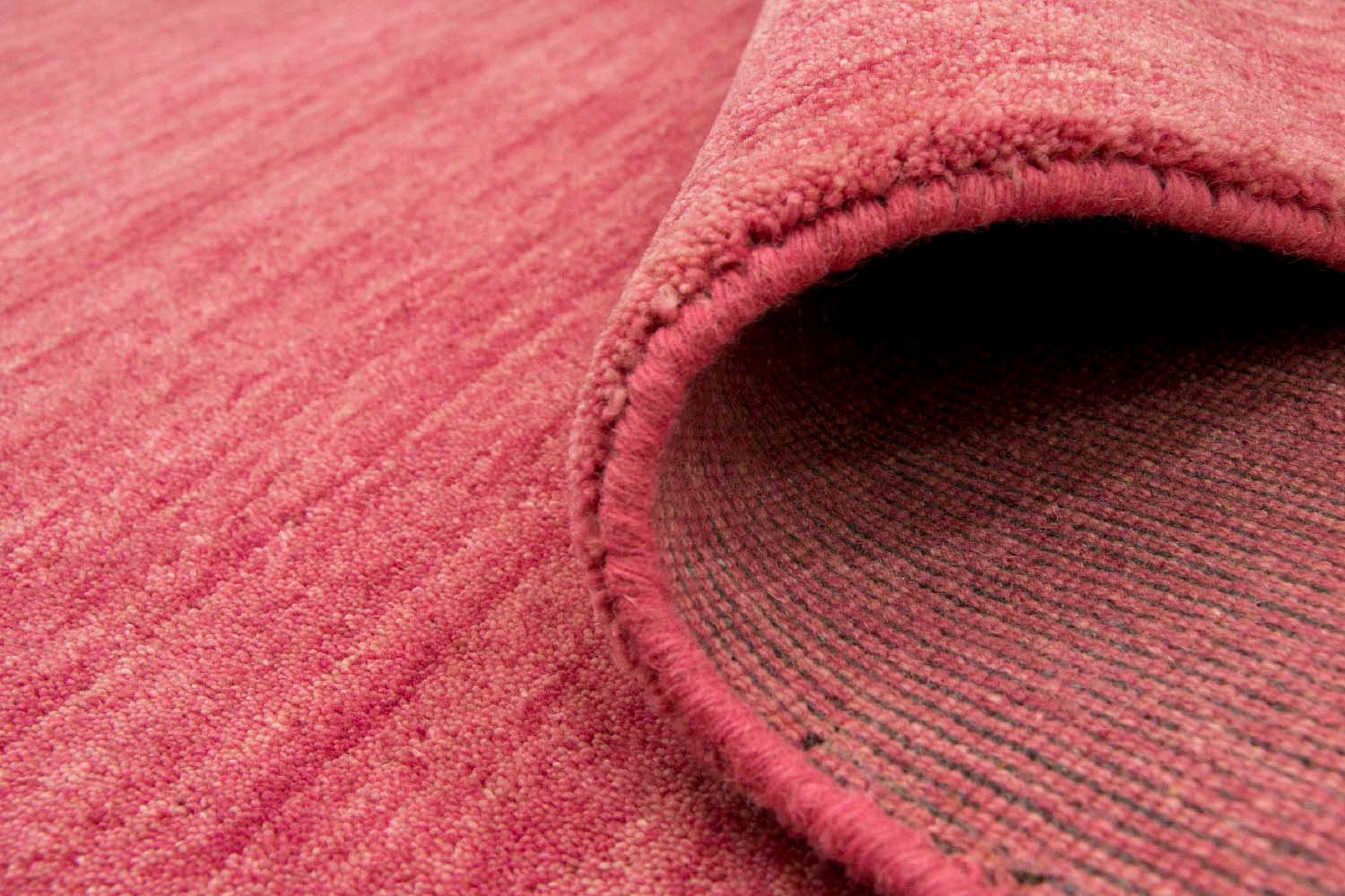 morgenland Wollteppich »Uni - Gabbeh Teppich - Softy«, rechteckig, 1,6 mm Höhe, Gabbeh Optik, Uni Farben, reine Wolle, sehr weicher Flor, Wohnzimmer
