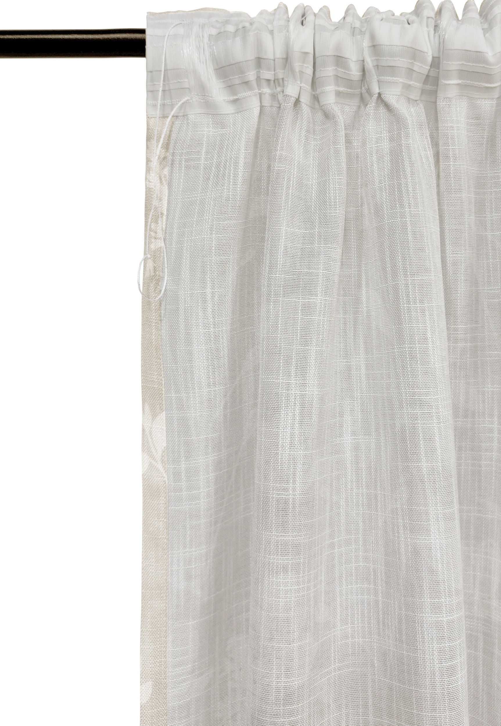 OTTO home Gardine »Linnah« Multifunktionsband 1 Stk. tlg. halbtransparent, strukturiert, Wohnzimmer, Schlafzimmer, Esszimmer,