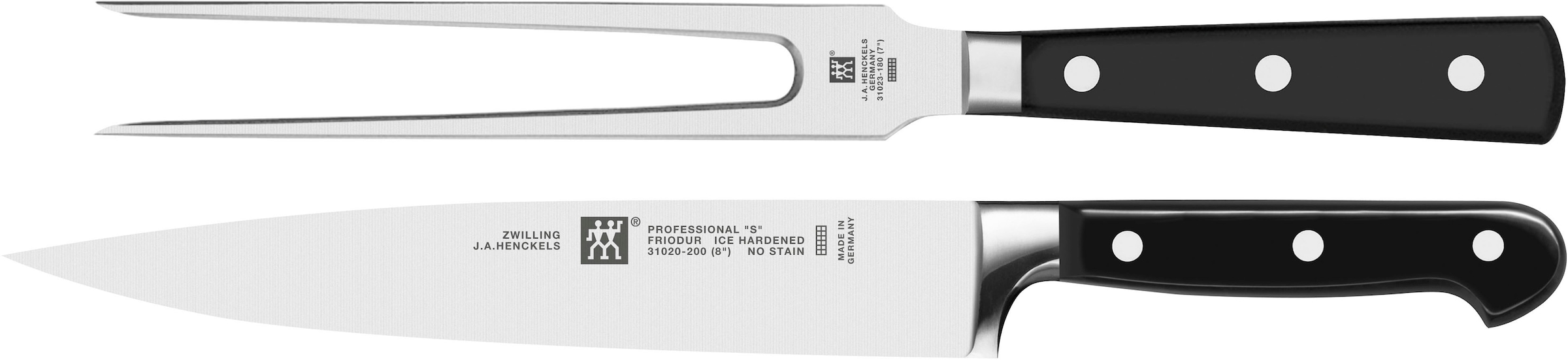 Zwilling Messer-Set "Pro" Edelstahl 18/10, aus einem Stück geschmiedet