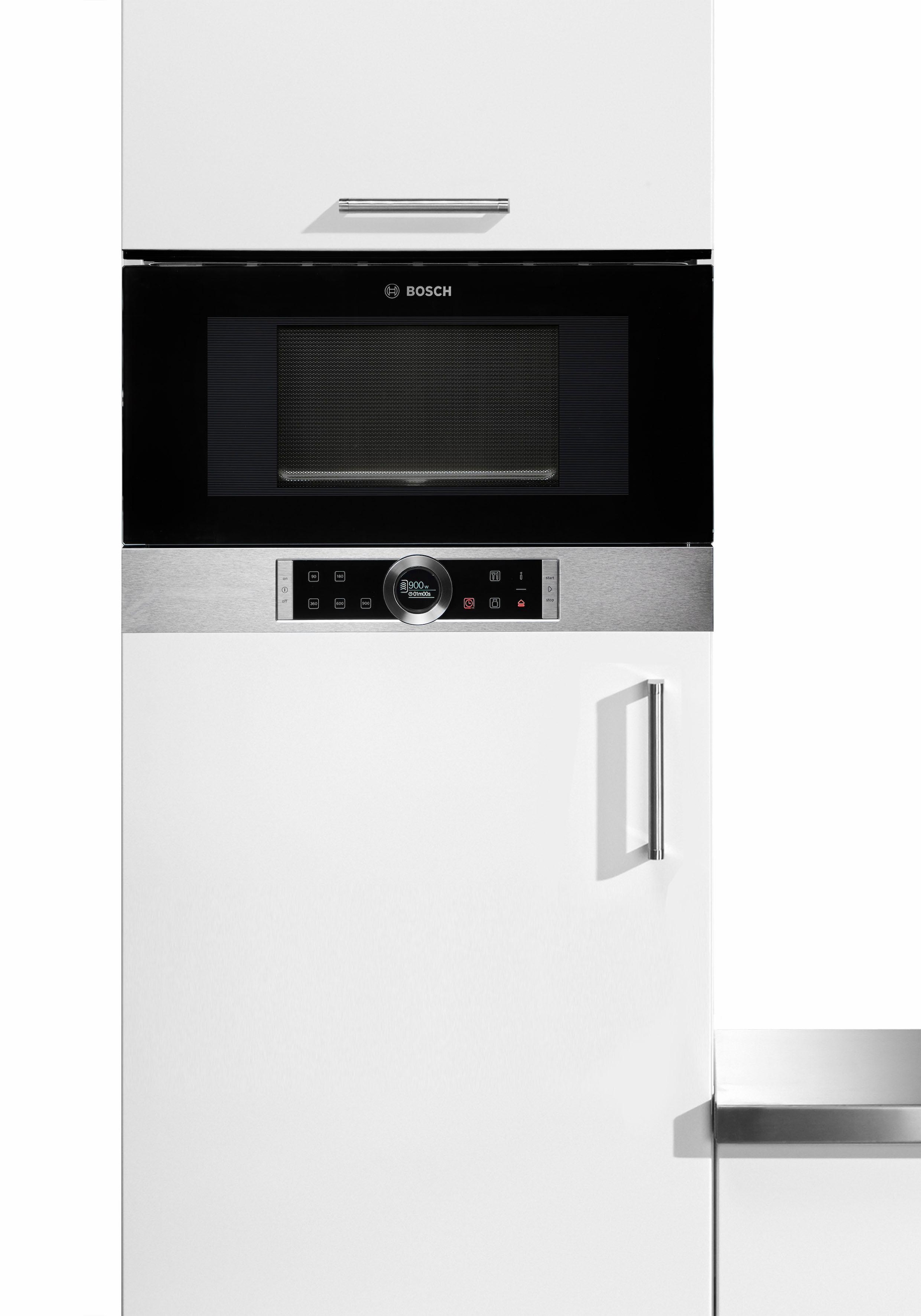 BOSCH Einbau-Mikrowelle »BFR634GW1«, Mikrowelle, 900 W
