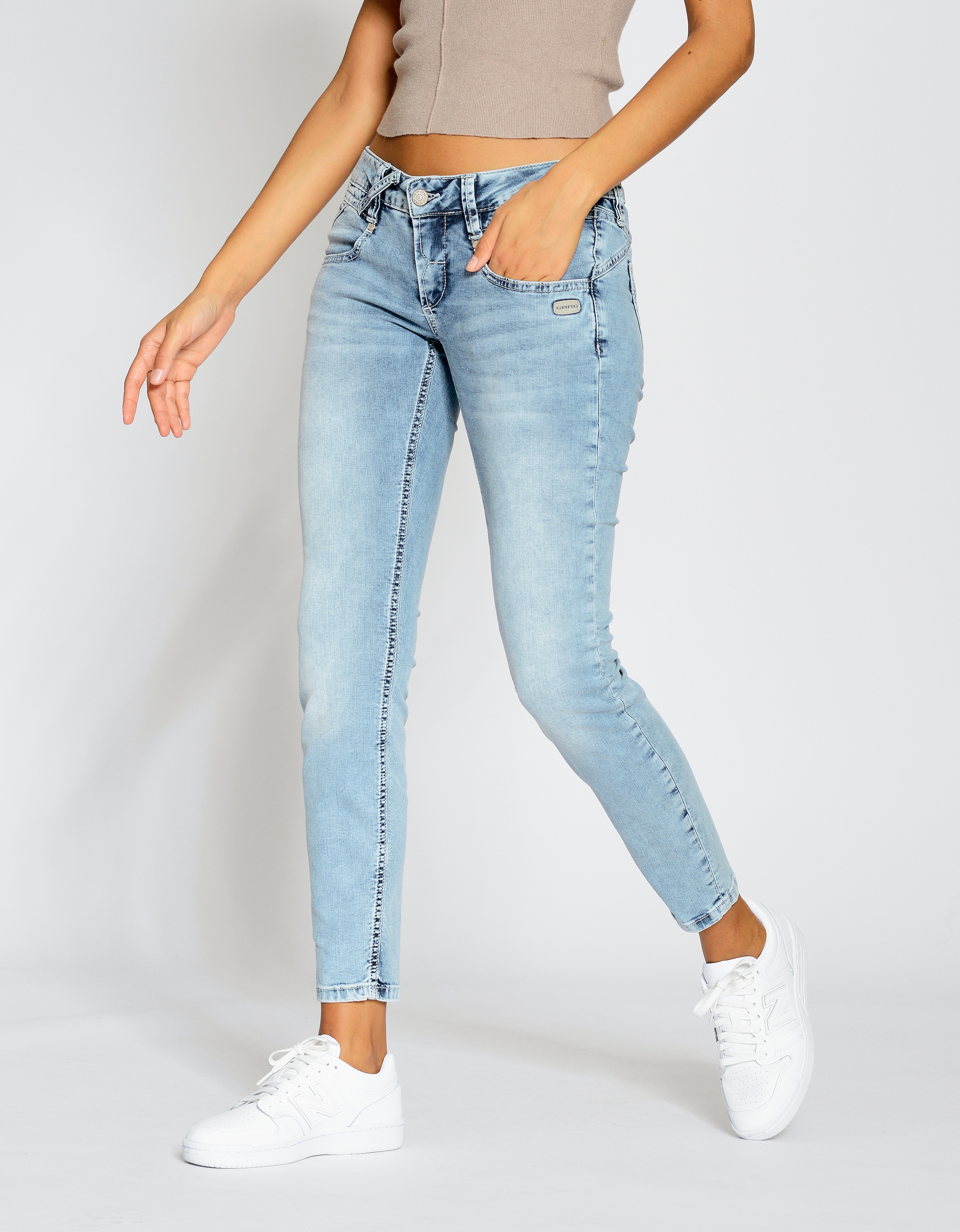 Skinny-fit-Jeans »94NENA CROPPED«, aus besonders weicher Denim Qualität
