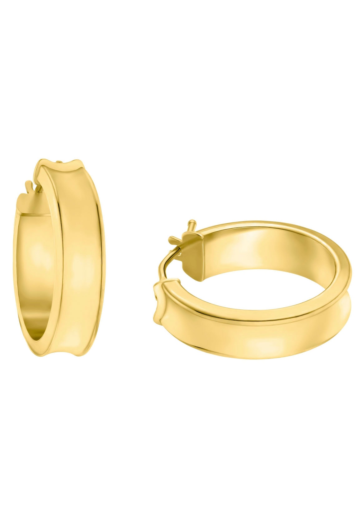 Amor Paar Creolen »Gold Classic«