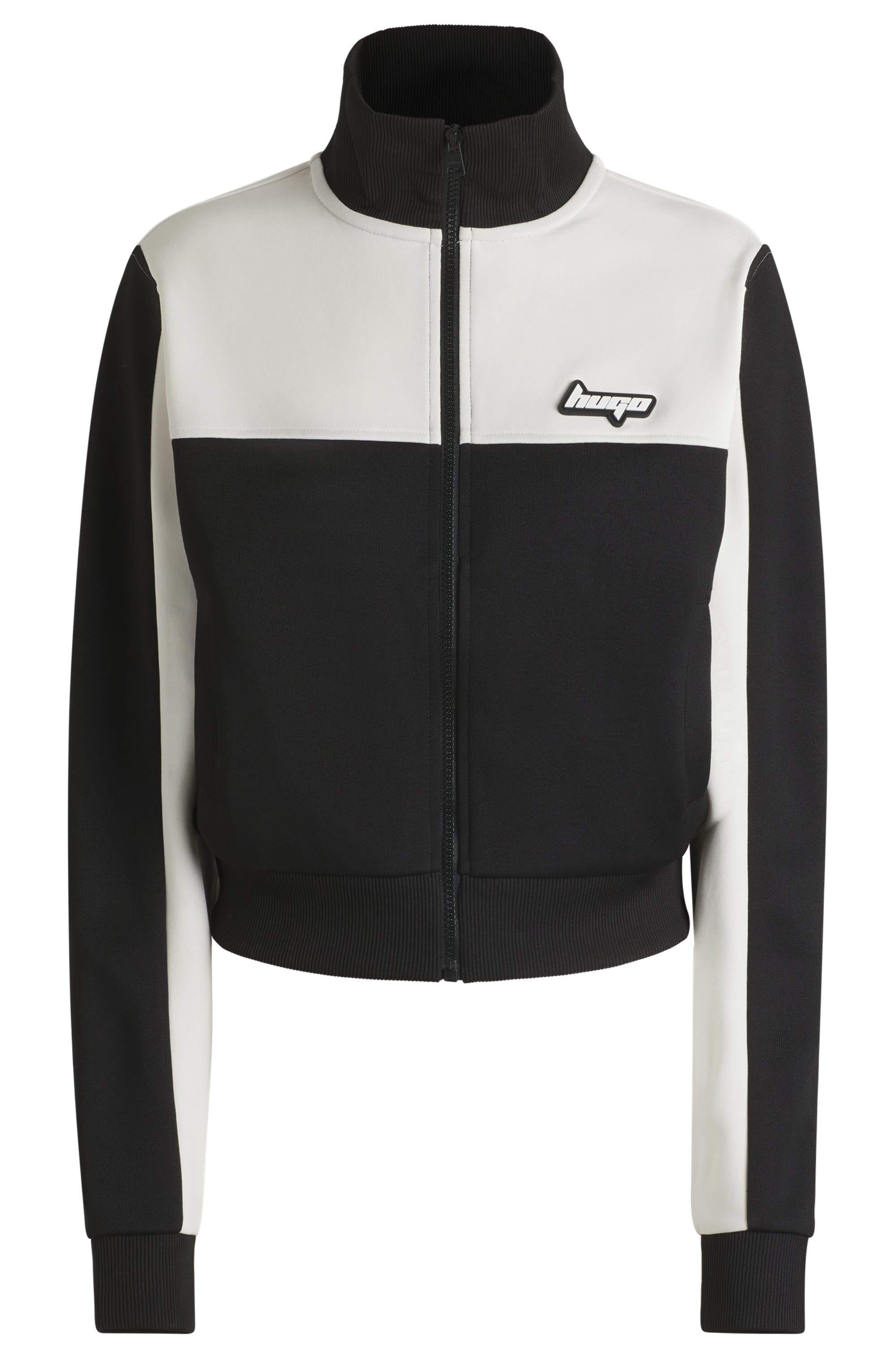 HUGO Blue Sweatshirt »Dalaria«, im Retro colorblocking, Logo-Badge