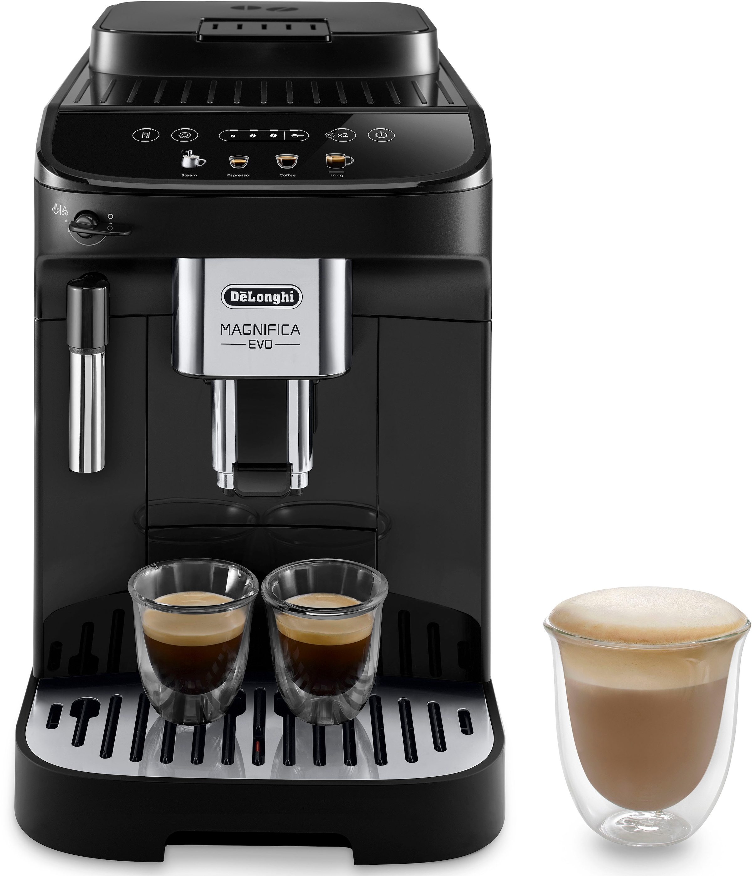 De'Longhi Kaffeevollautomat »Magnifica Evo ECAM 290.21.B, Schwarz« mit 3  Jahren XXL Garantie