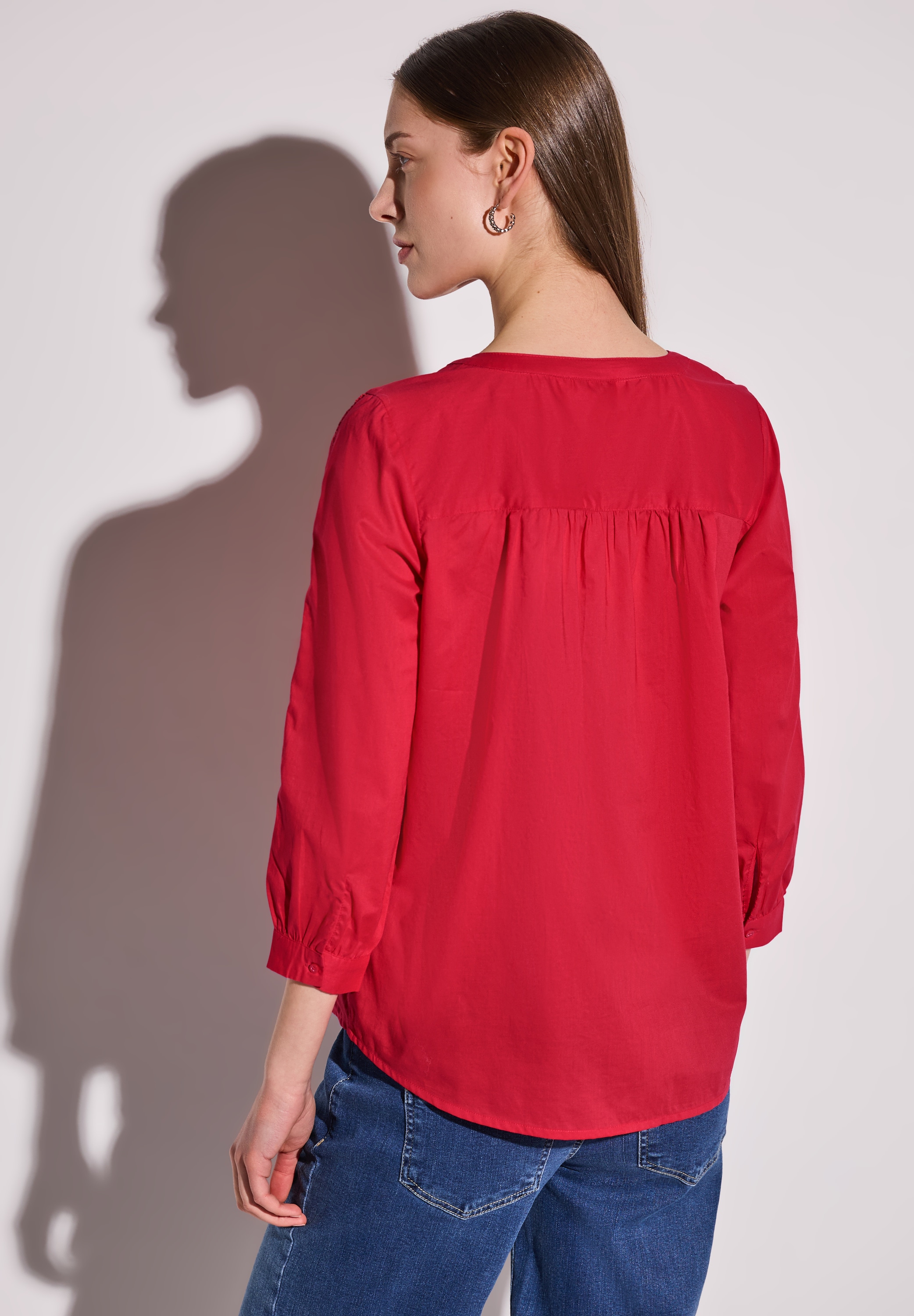 STREET ONE Klassische Bluse, mit Tape Detail