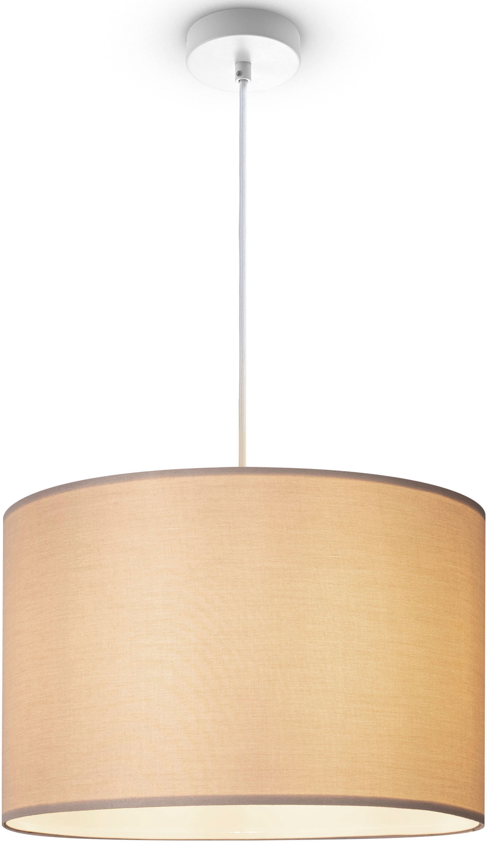 Paco Home Pendelleuchte »HUGO UNI COLOR« E27 Deckenlampe LED  Wohnzimmer Und Schlafzimmer, Unifarben, Deko E27