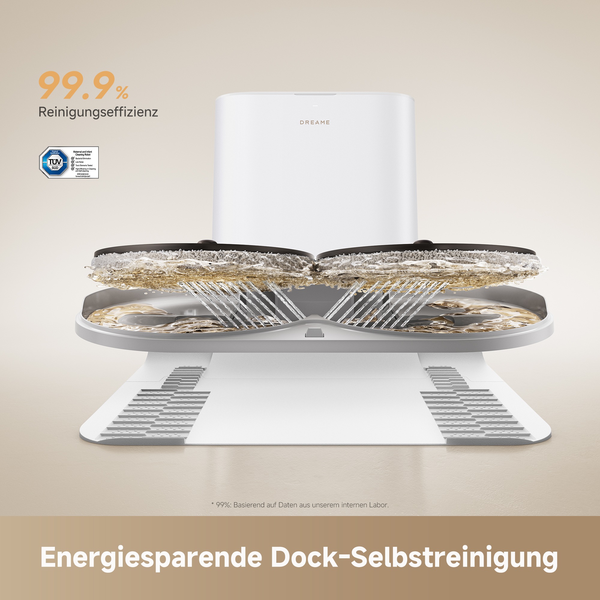 Dreame Saugroboter »L50s Pro Ultra« Basisstation, App-Steuerung