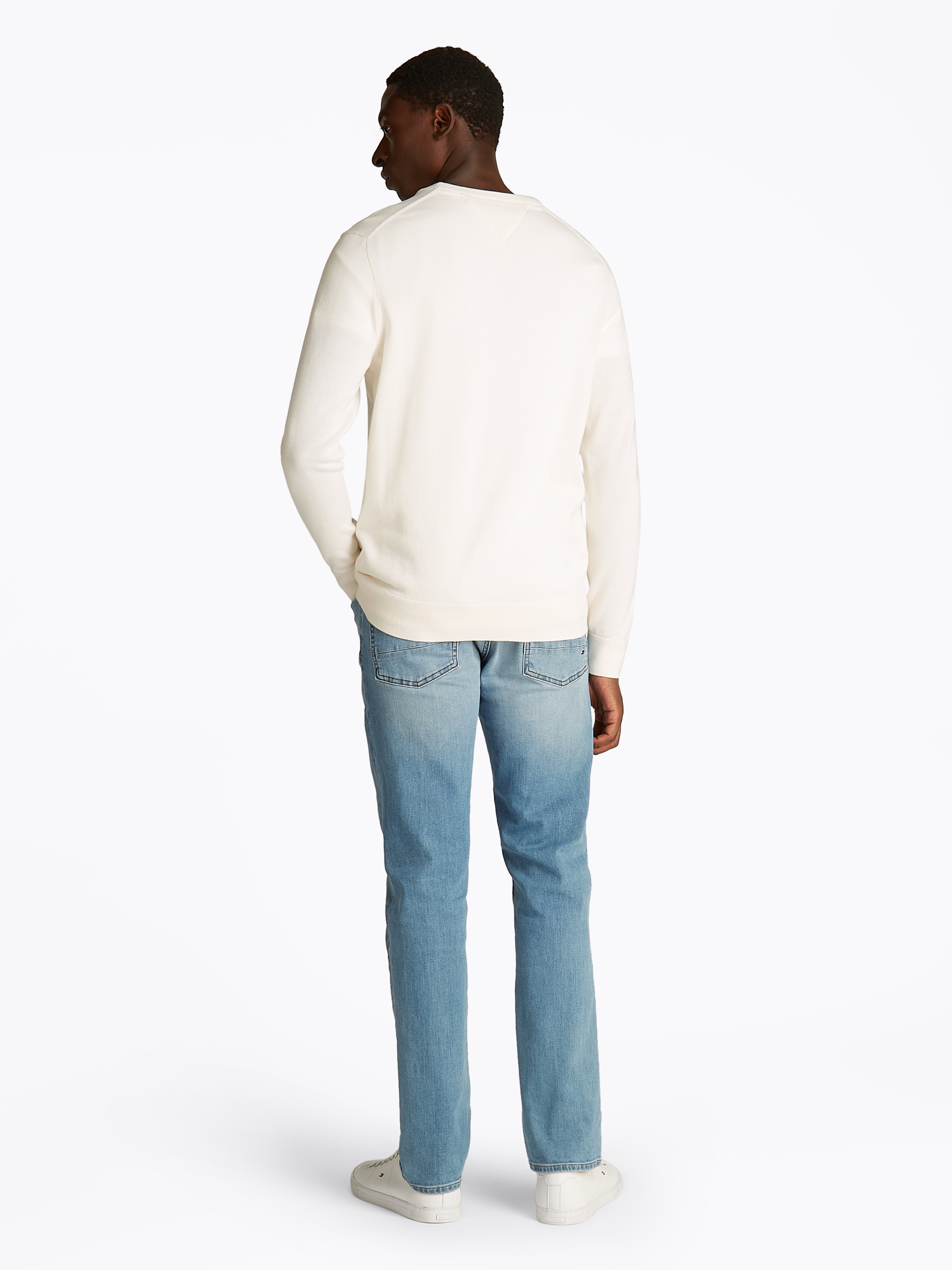 Tommy Hilfiger »ESSENTIAL COTTON CREW NECK« 100% Baumwolle Crewneck Regular Fit Premium Mode