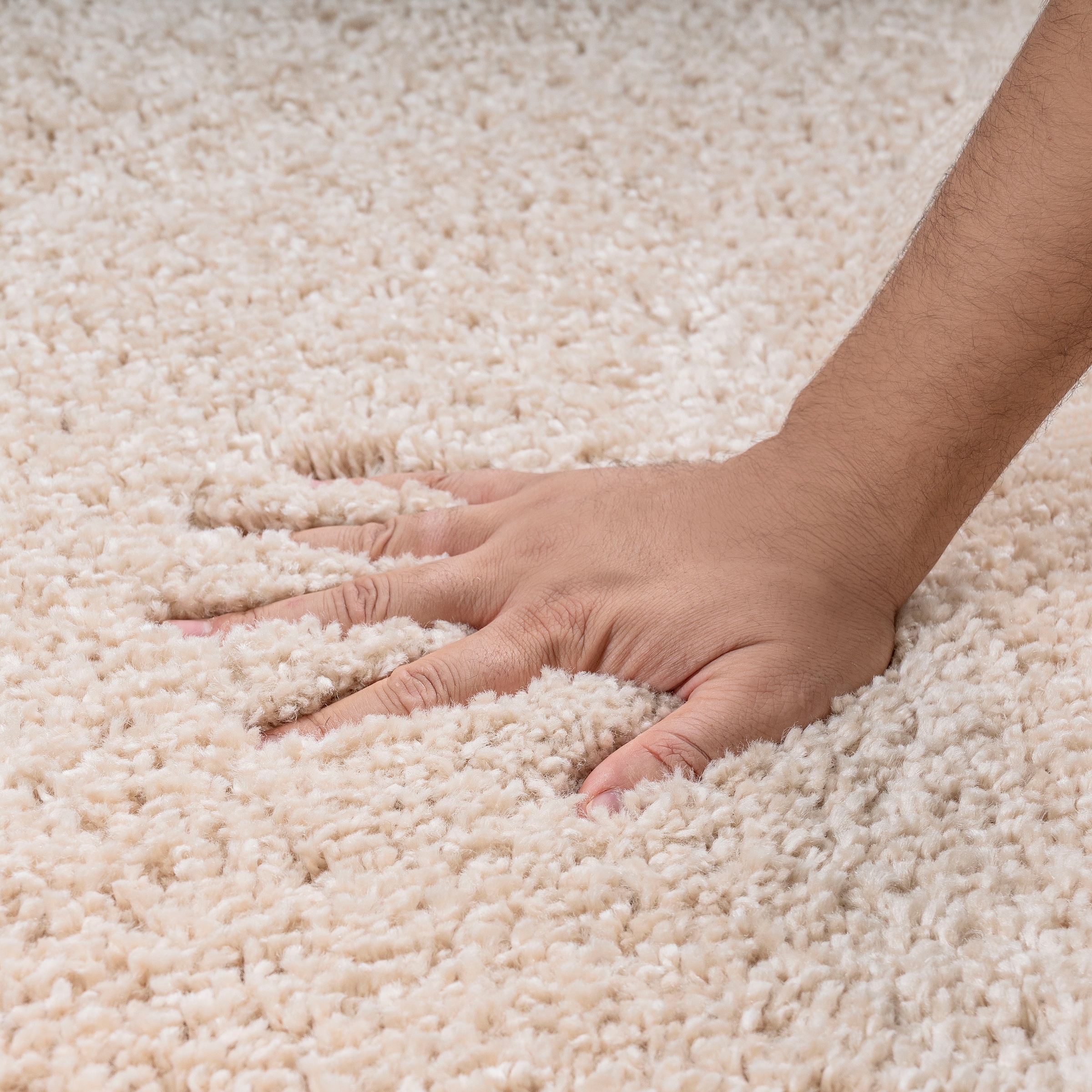 my home Hochflor-Teppich »Shaggy 30« rechteckig 30 mm Höhe Teppich, Uni Farben, besonders weich und kuschelig, Kundenliebling