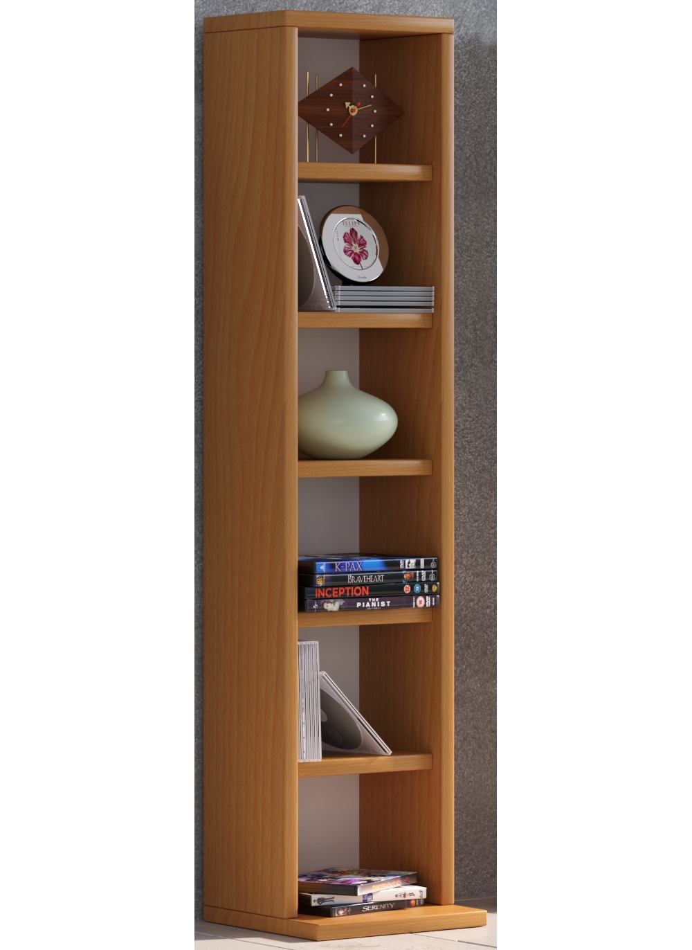 VCM Standregal »Holz CD DVD Stand Aufbewahrung Deko Regal Elementa«