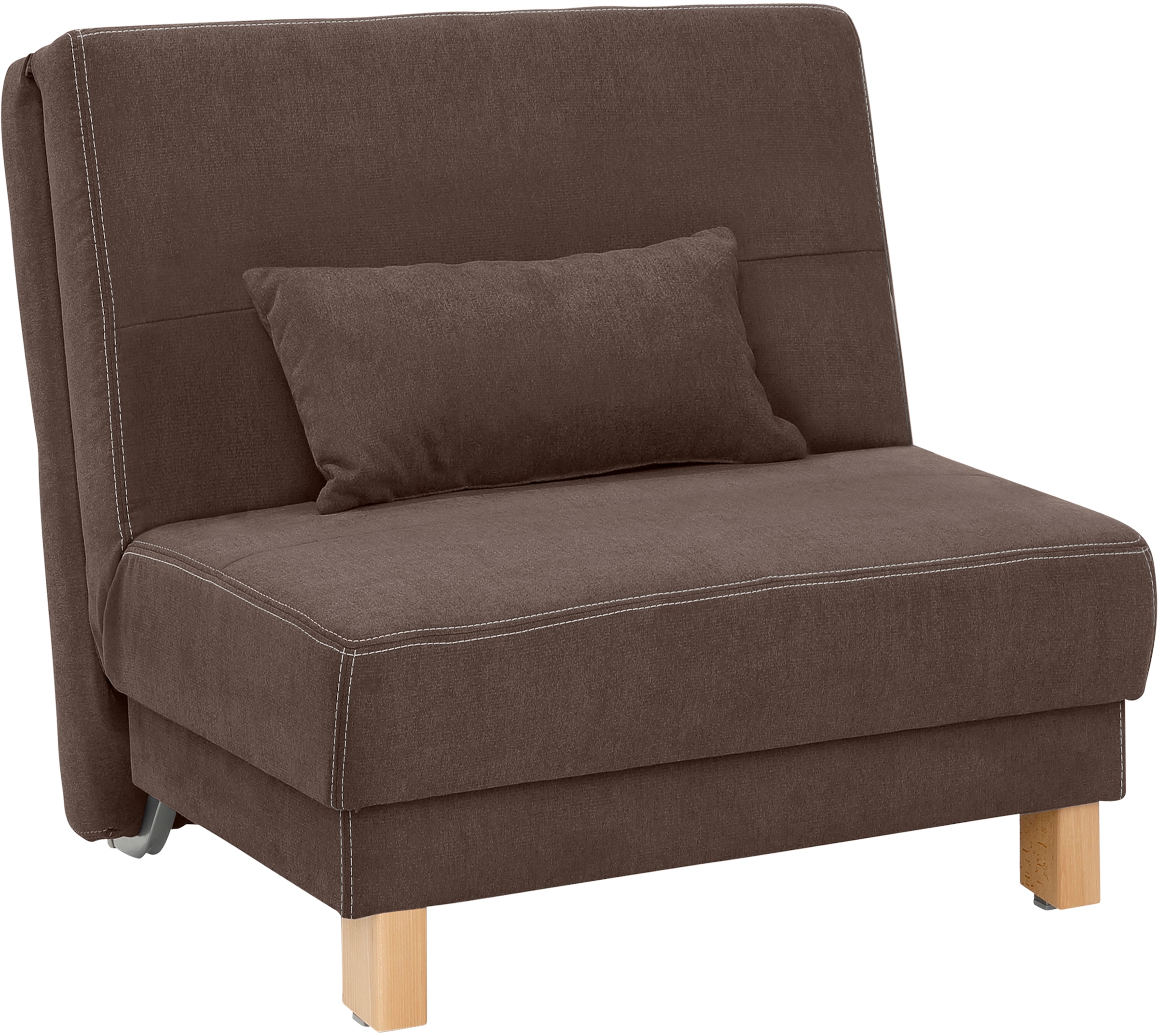 Home affaire Schlafsofa »Gina« vom Sofa zum Bett mit einem Handgriff, in 4 Breiten, Nierenkissen
