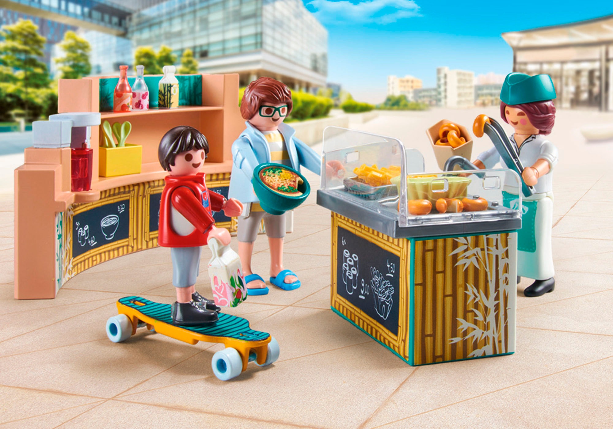 Playmobil® Konstruktions-Spielset »Food Lounge (71538), My Life«, (54 St.), Made in Europe