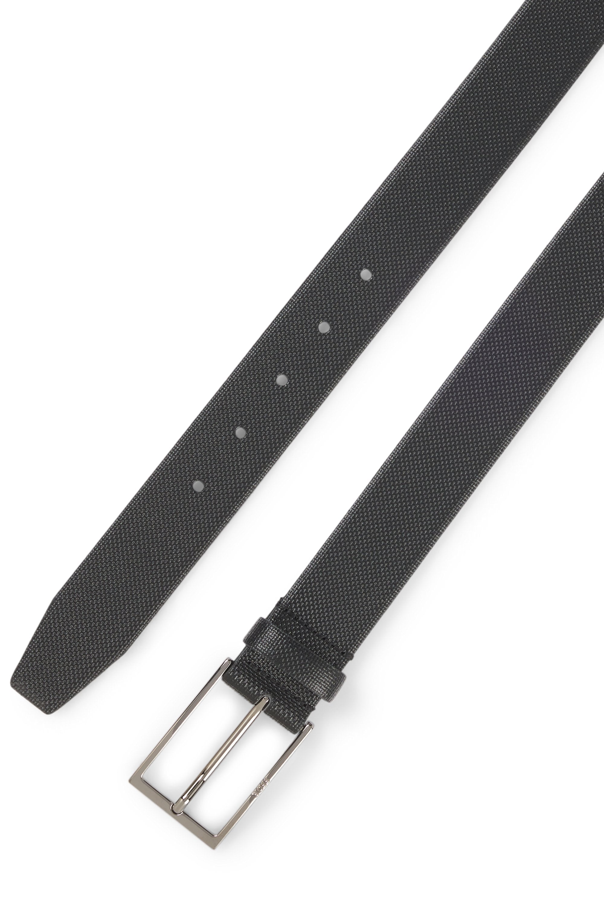 BOSS Ledergürtel »Carmello« in strukturierter Optik