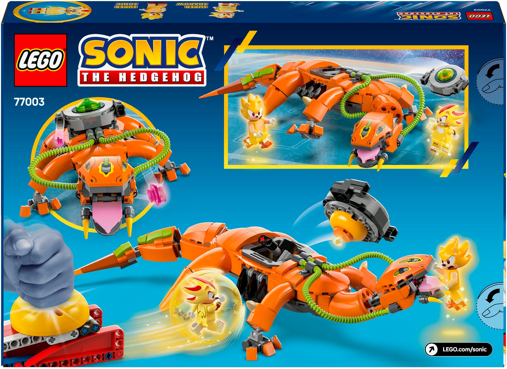 LEGO® Konstruktionsspielsteine »Super Shadow vs. Biolizard (77003), LEGO Sonic« Made in Europe