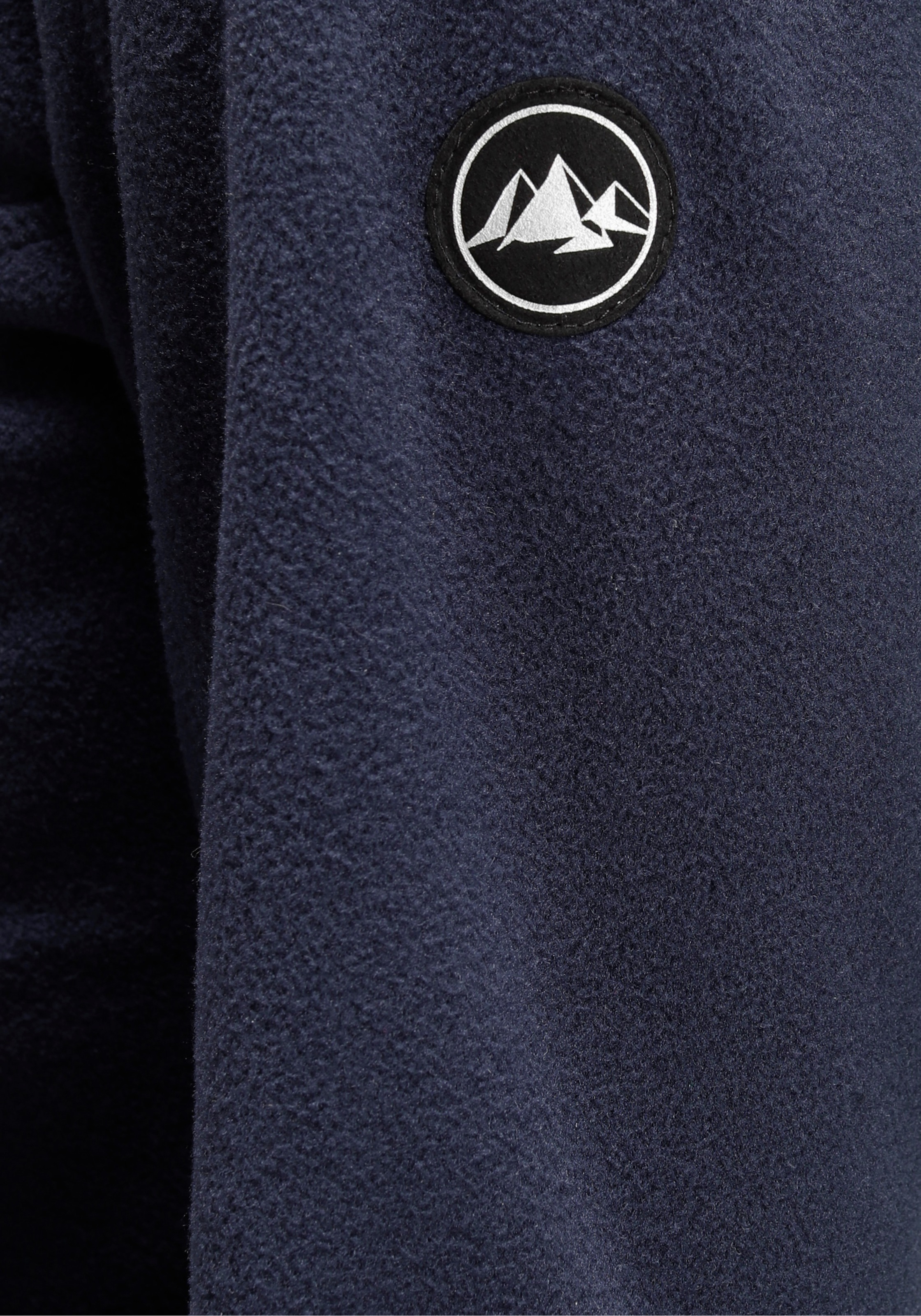 Polarino Fleecejacke, ohne Kapuze, für kalte Tage, aus Fleece, lässiger Look