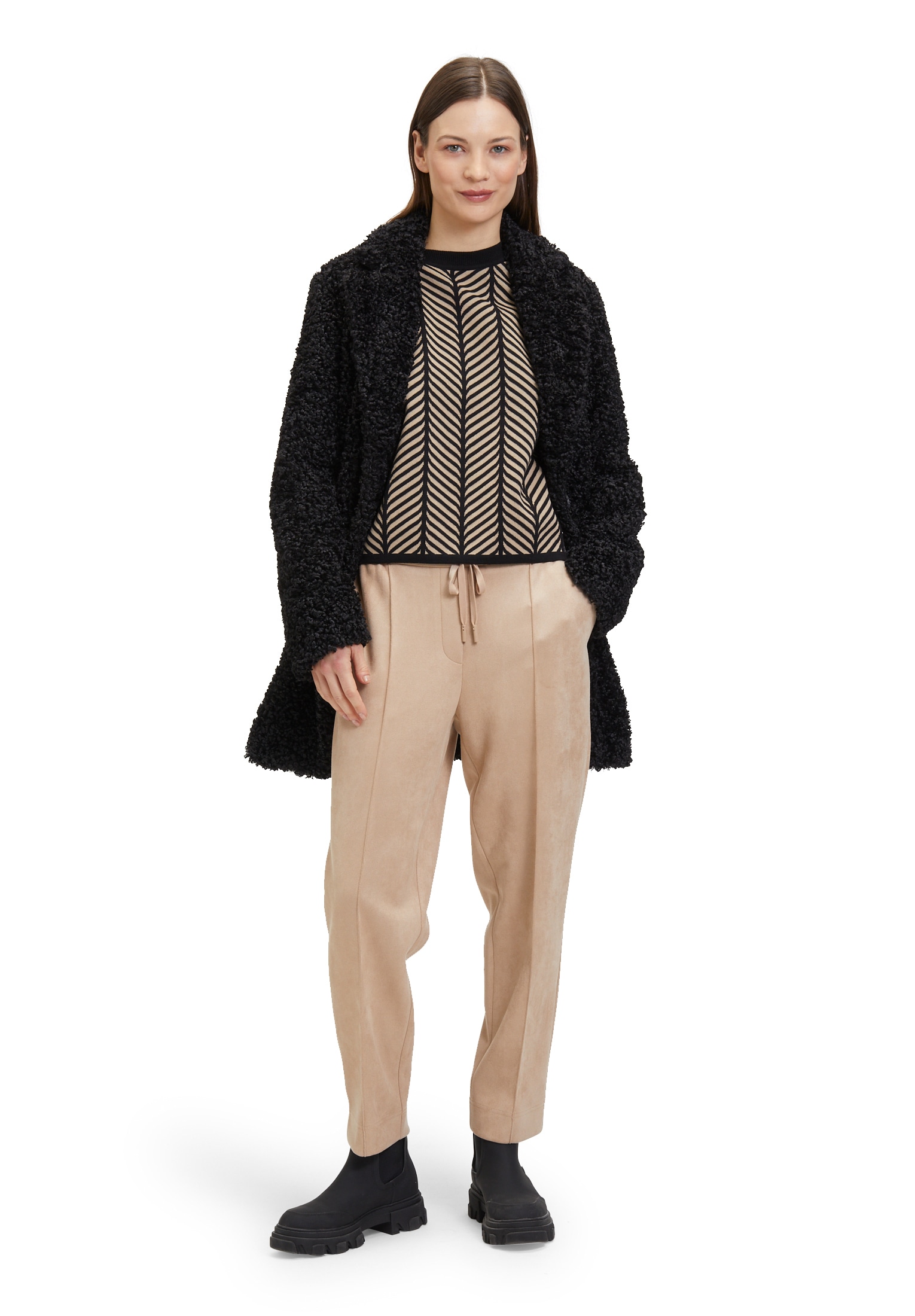Betty&Co Schlupfhose »Schlupfhose mit Biesen«