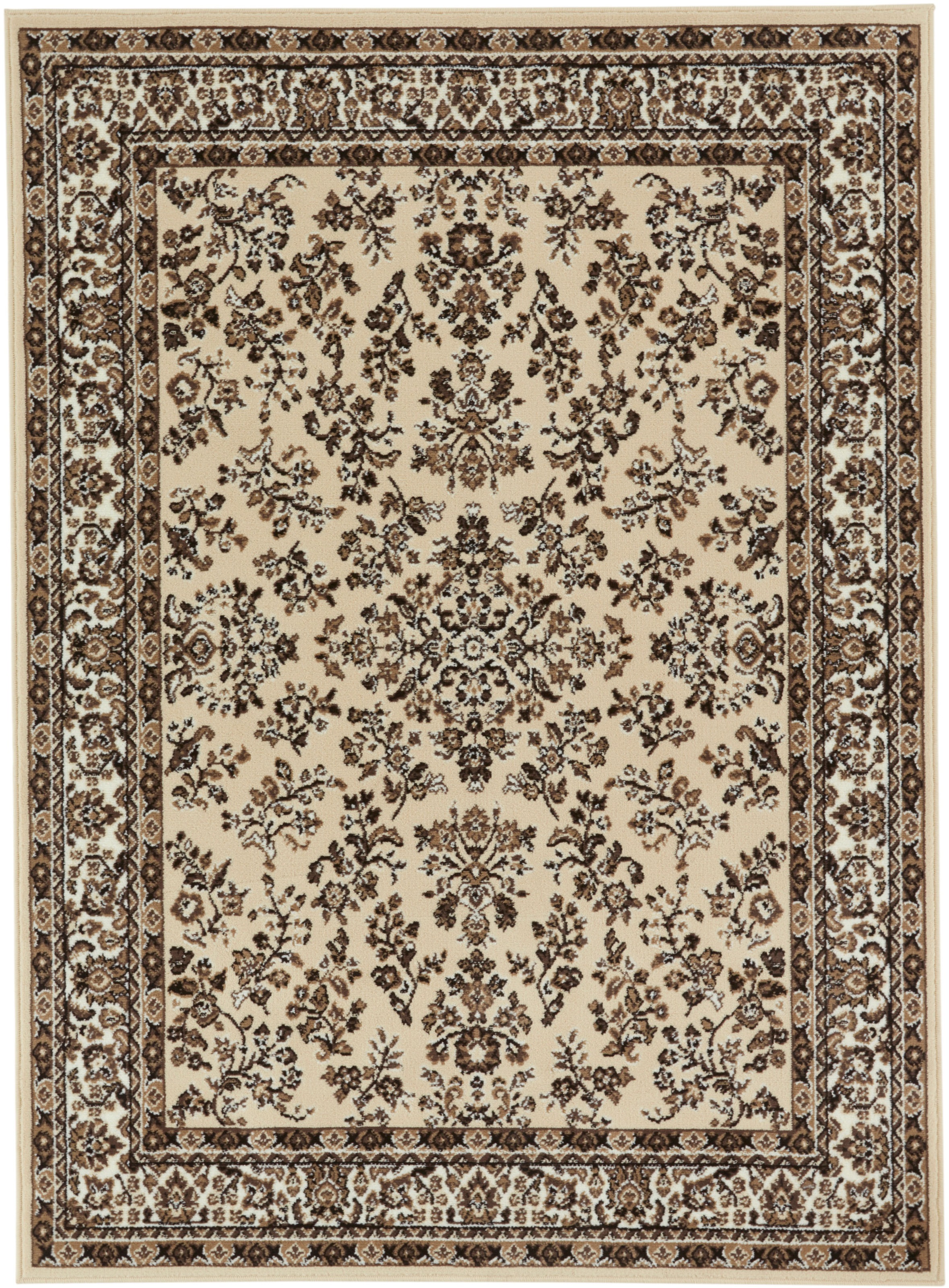 my home Teppich »Halton«, rechteckig, 8 mm Höhe, Kurzflor, Orient-Optik, mit Bordüre, Läufer, pflegeleicht, gekettelt