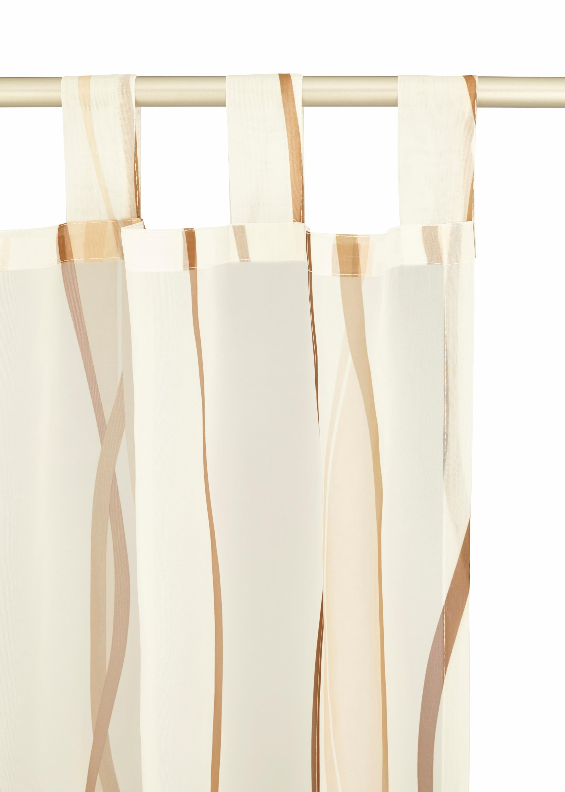 OTTO home Gardine »DIMONA« Schlaufen 2 Stk. tlg. 2-er Set, Voile, Polyester, Wellen