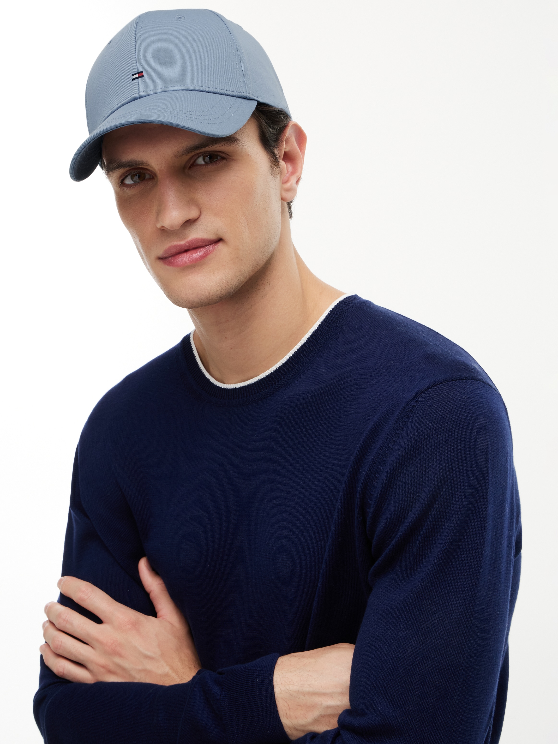 Tommy Hilfiger Baseball Cap »TH FLAG COTTON 6 PANEL CAP« Klemmverschluss, Logoprägung UNISEX