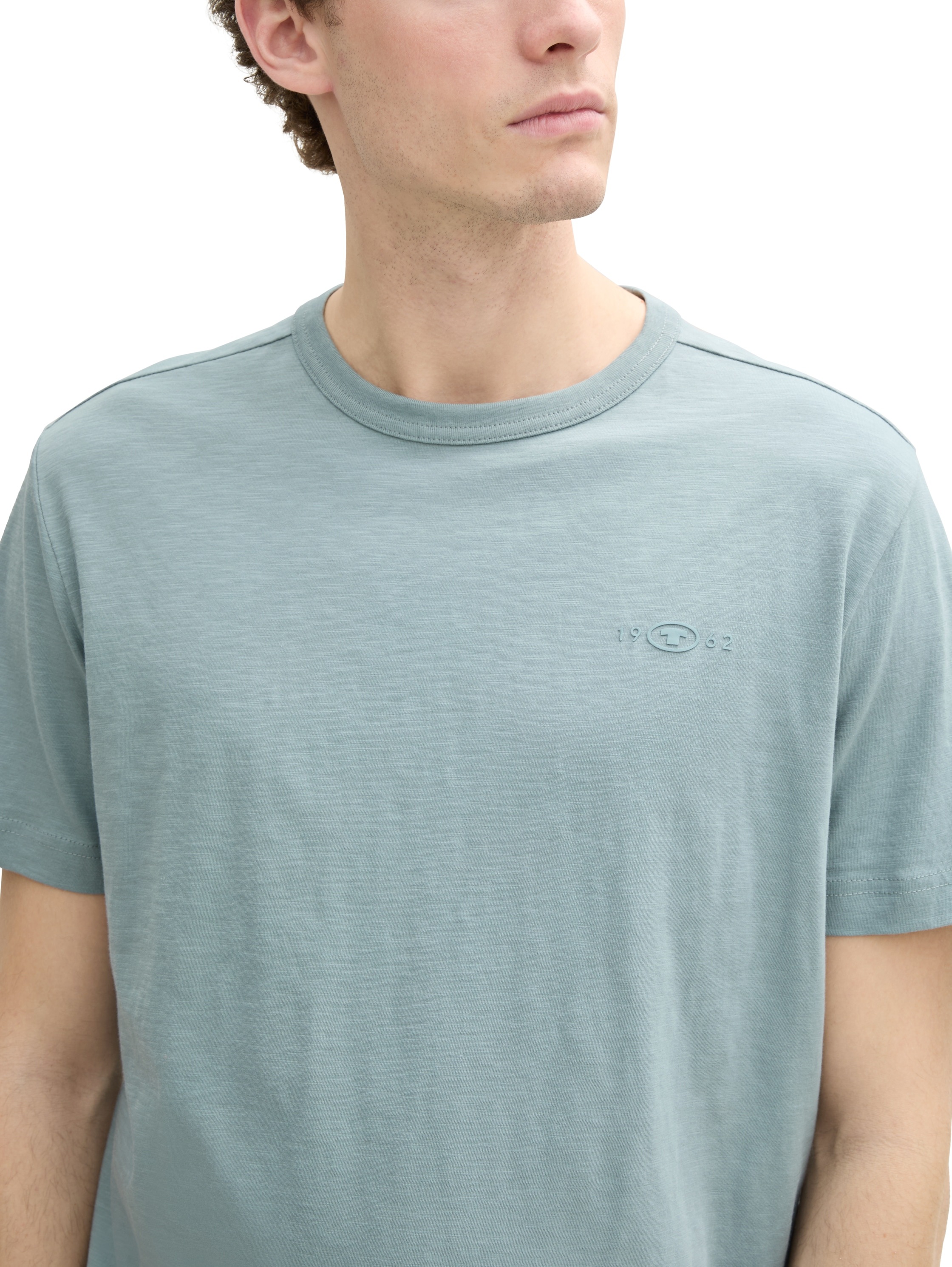 TOM TAILOR T-Shirt, mit Logo Stickerei